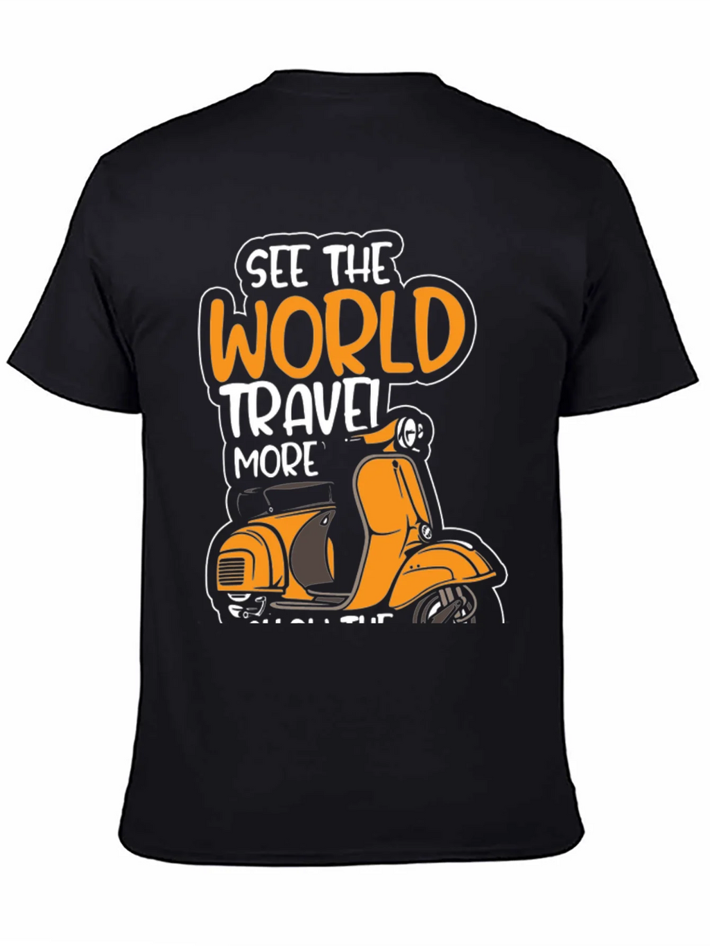 See the World Travel More Scooter T-Shirt product image 4