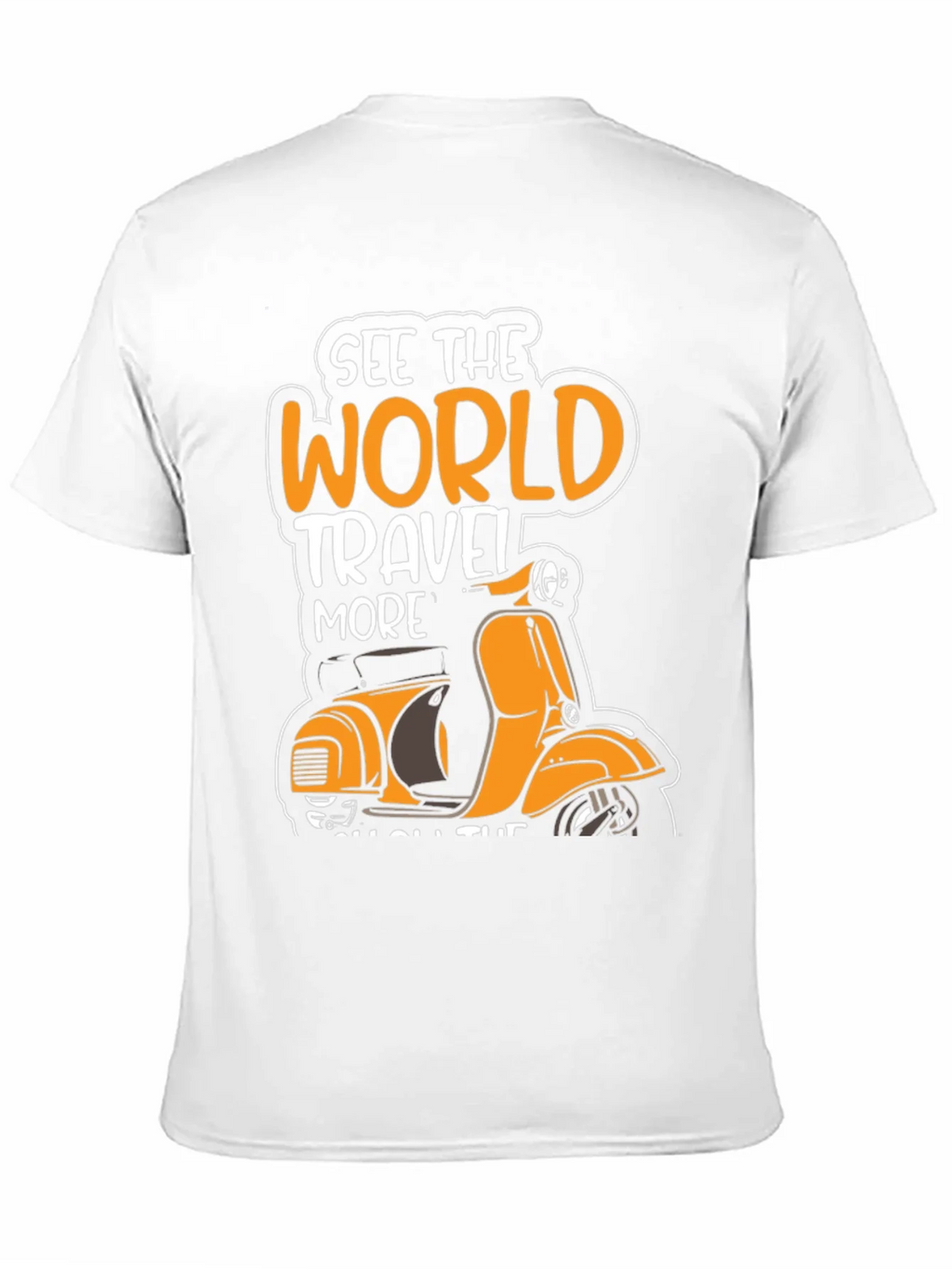 See the World Travel More Scooter T-Shirt product image 10