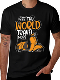 See the World Travel More Scooter T-Shirt product image 1