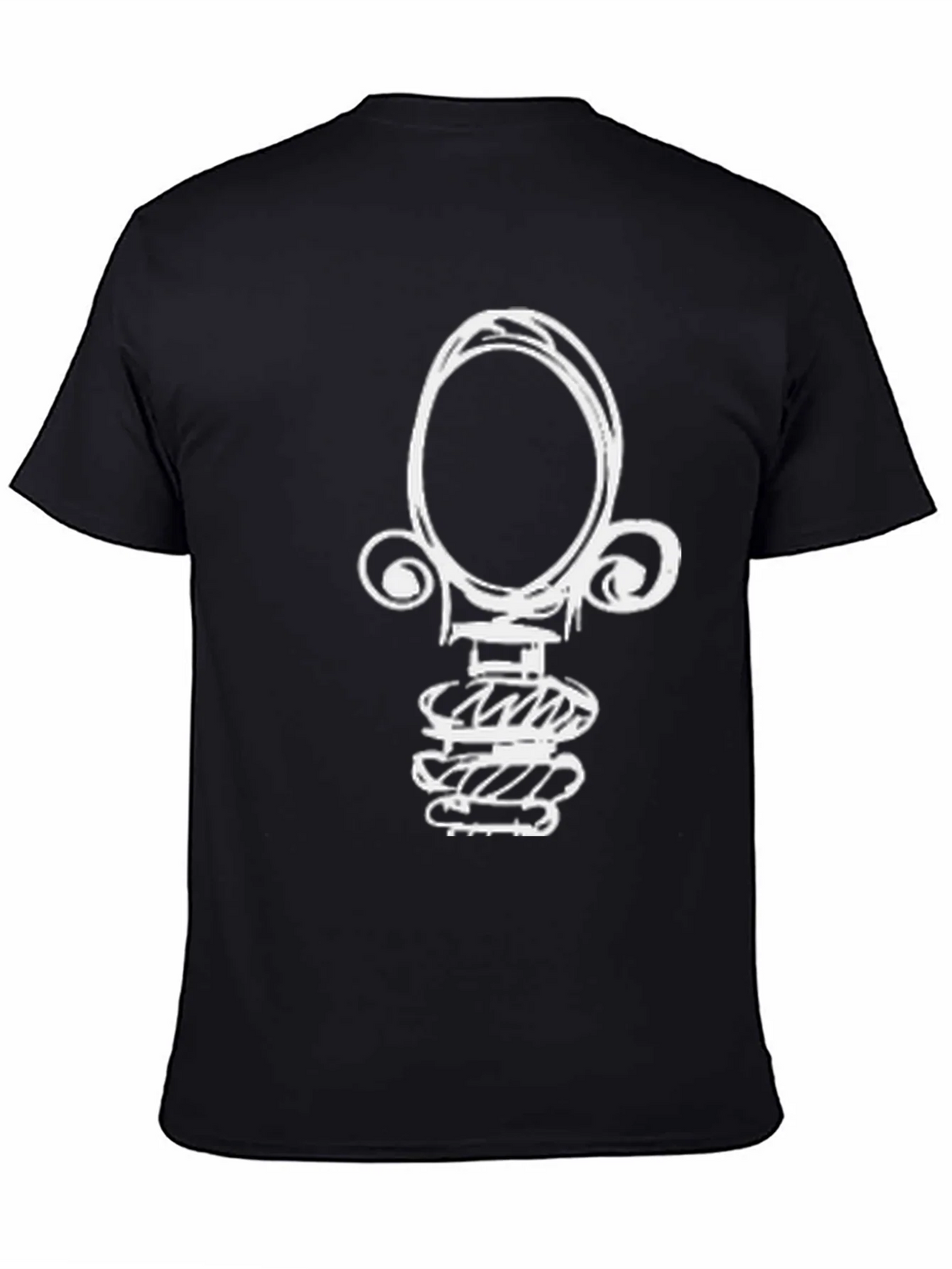 Abstract Graphic T-Shirt - Modern Black Tee product image 4