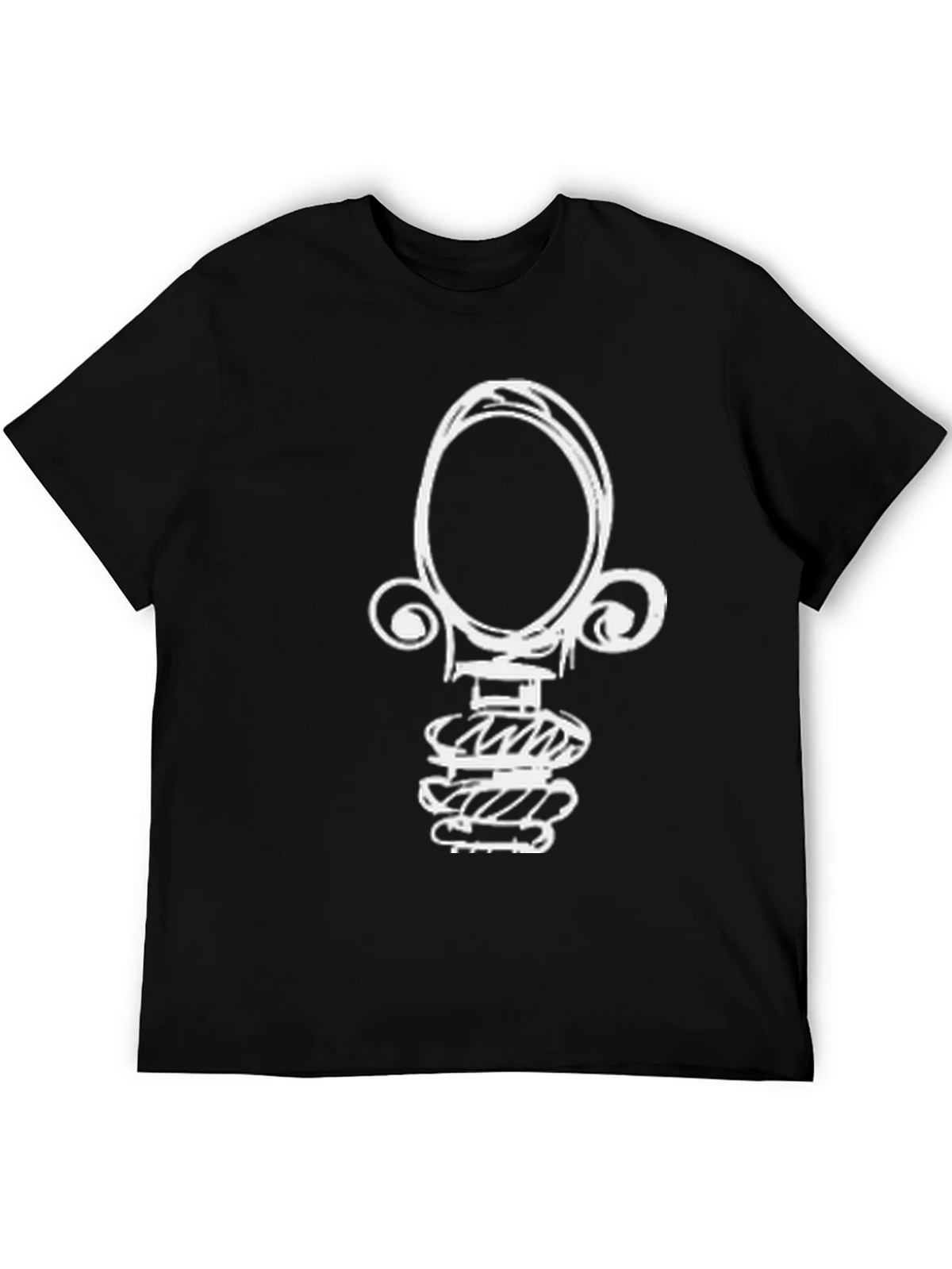 Abstract Graphic T-Shirt - Modern Black Tee product image 5