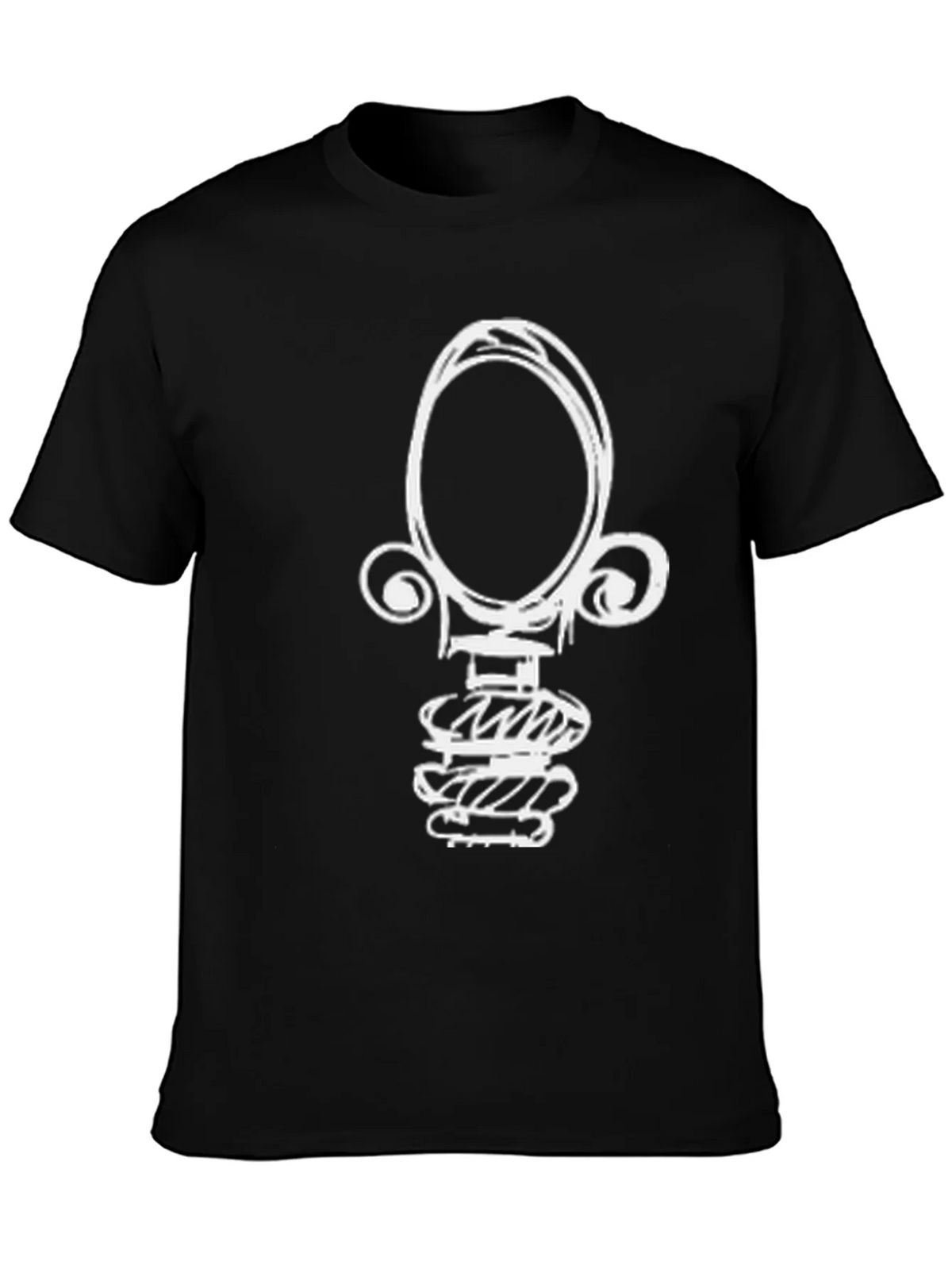 Abstract Graphic T-Shirt - Modern Black Tee product image 3