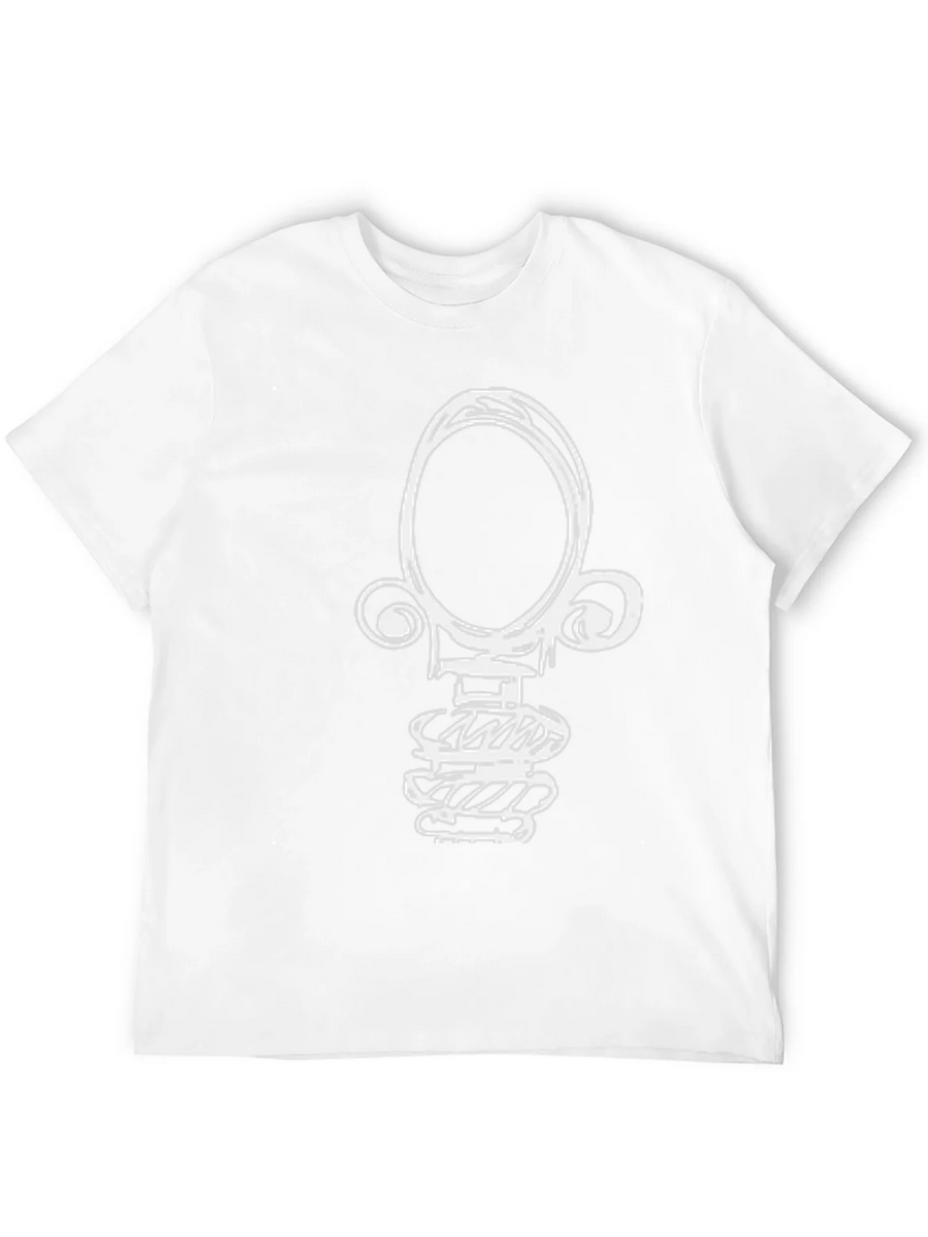 Abstract Graphic T-Shirt - Modern Black Tee product image 11