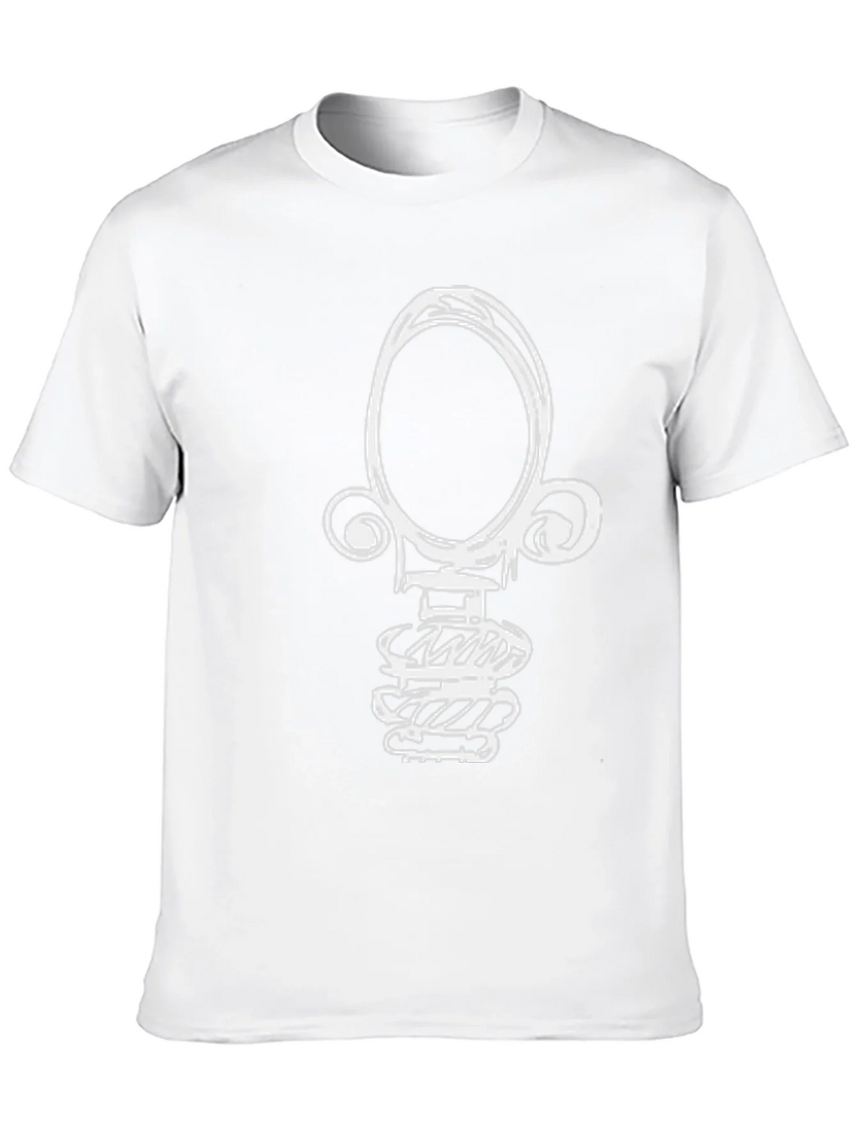 Abstract Graphic T-Shirt - Modern Black Tee product image 9