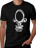 Abstract Graphic T-Shirt - Modern Black Tee product image 1
