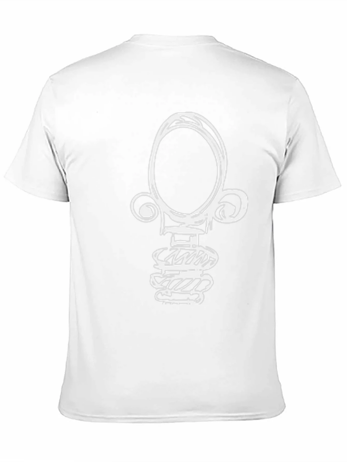 Abstract Graphic T-Shirt - Modern Black Tee product image 10