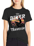 The Biker Traveler Graphic T-Shirt product image 1