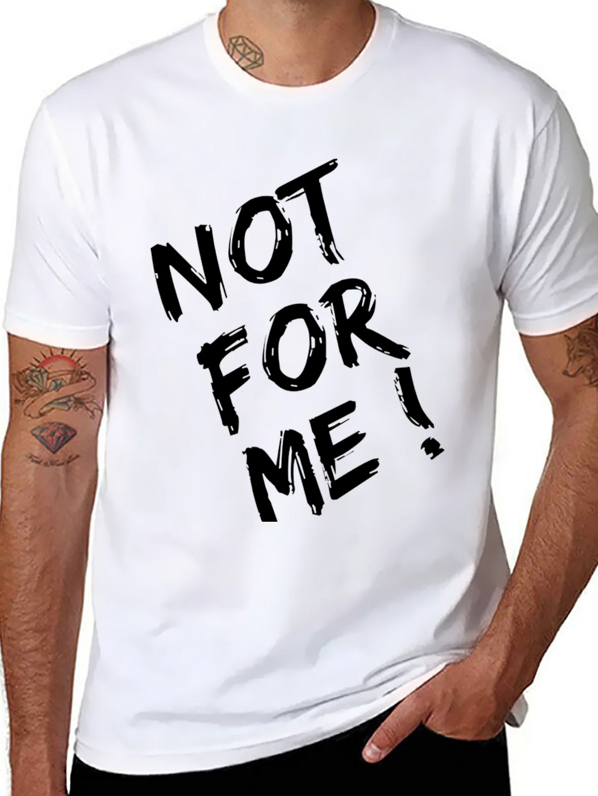 Not For Me! Graphic Tee - Cool Black T-Shirt product image 7
