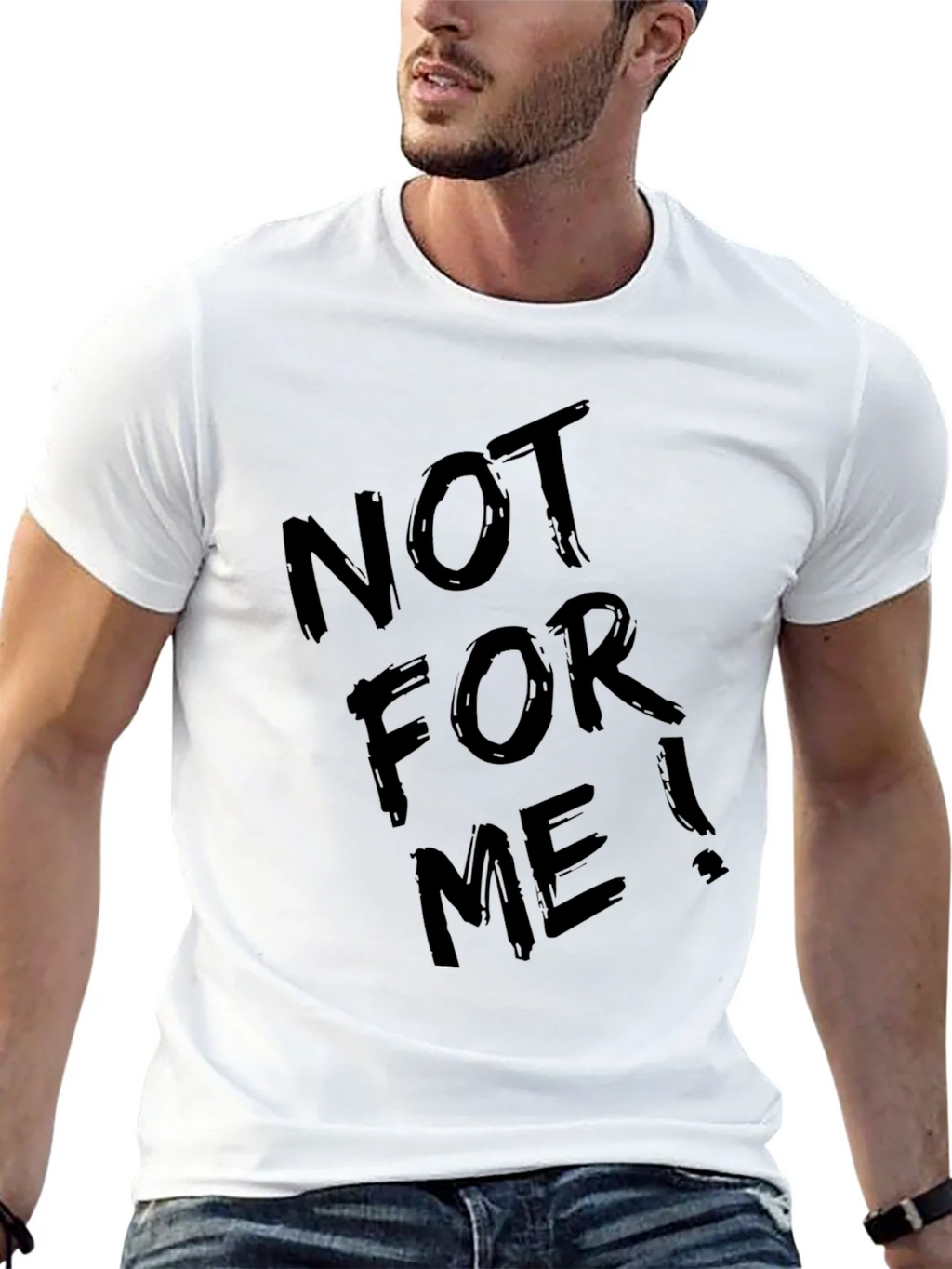Not For Me! Graphic Tee - Cool Black T-Shirt product image 12