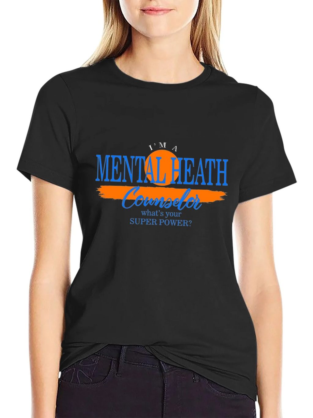 Mental Health Counselor T-Shirt - Super Power Tee product image 2