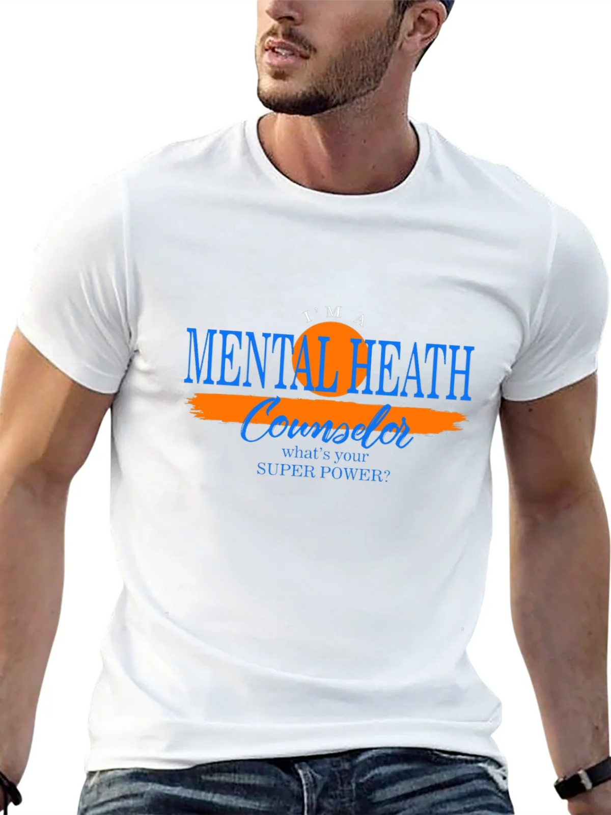 Mental Health Counselor T-Shirt - Super Power Tee product image 7