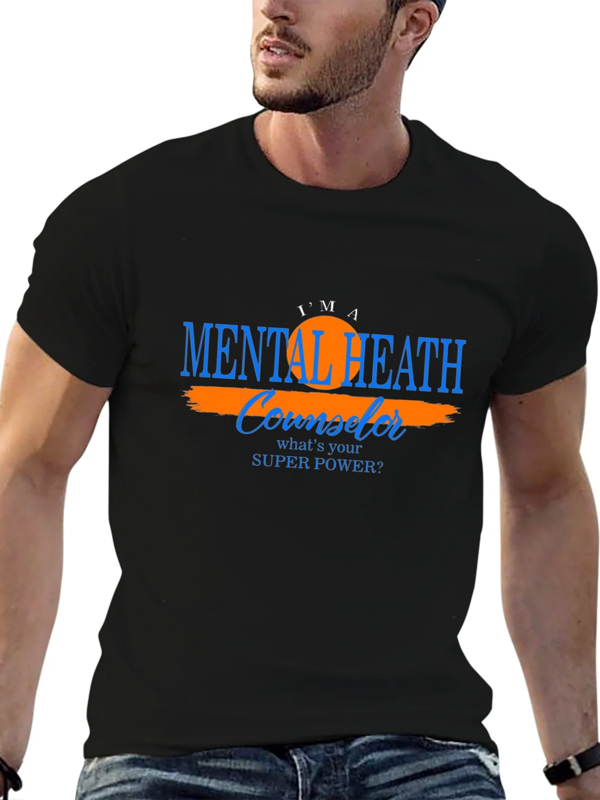 Mental Health Counselor T-Shirt - Super Power Tee product image 4