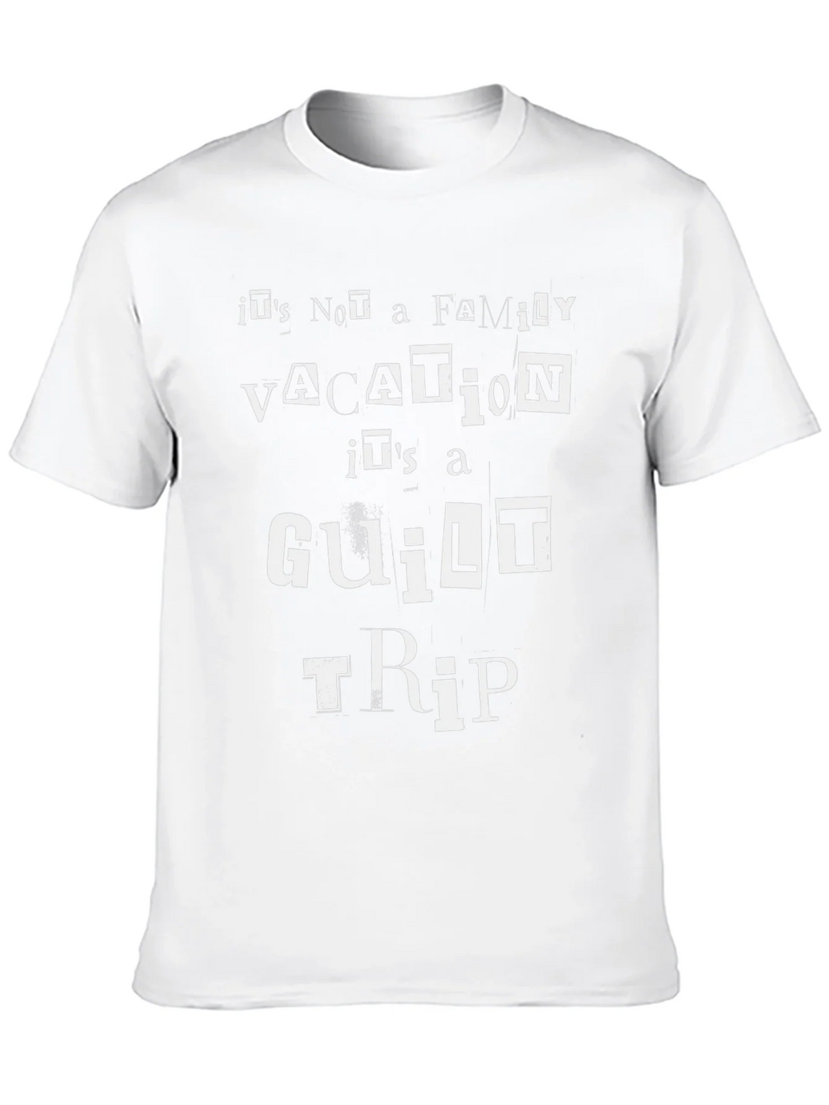 Funny Guilt Trip Vacation Graphic Tee product image 9
