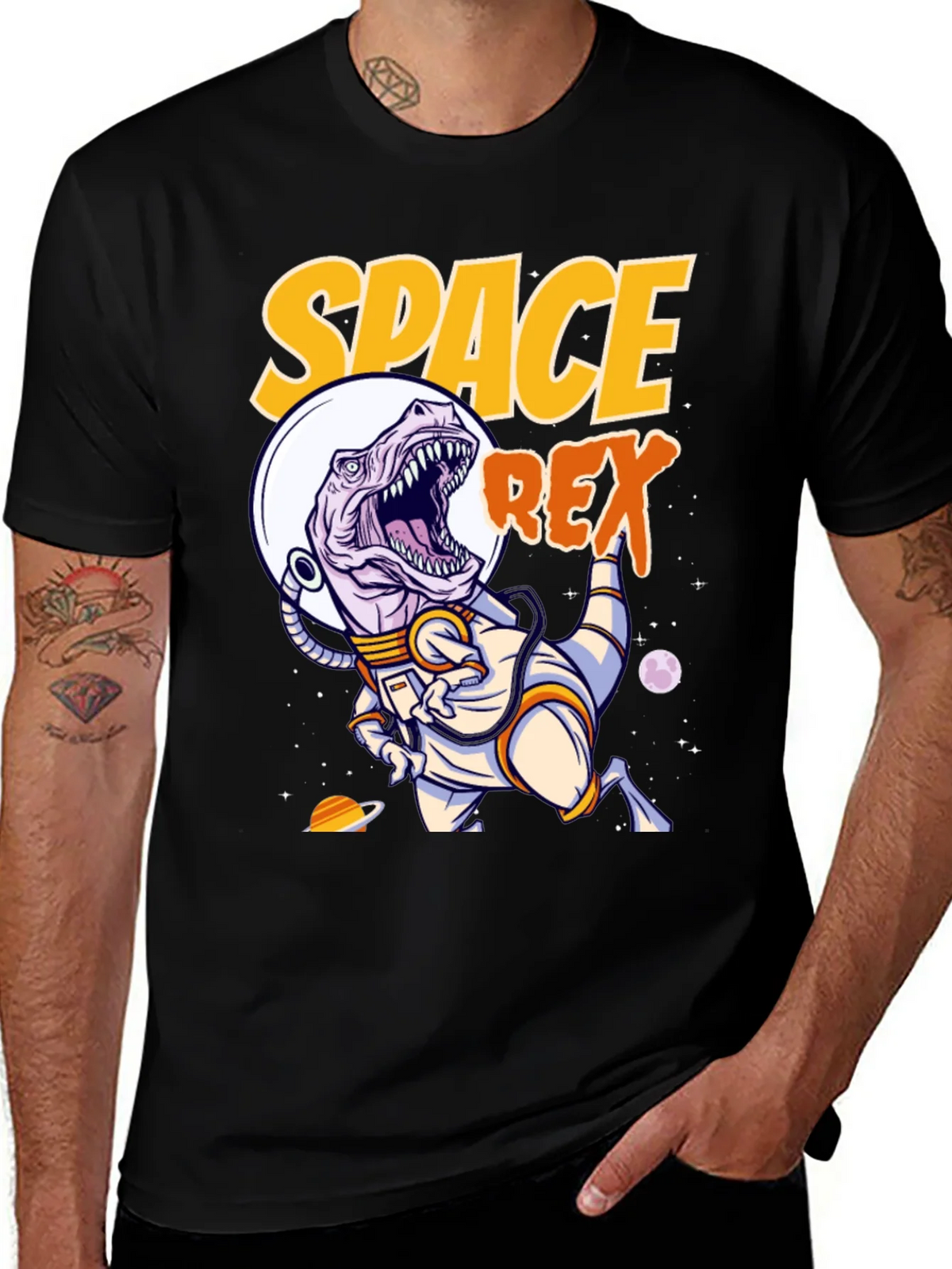 Space Rex T-Shirt - Astronaut Dinosaur Tee product image 1