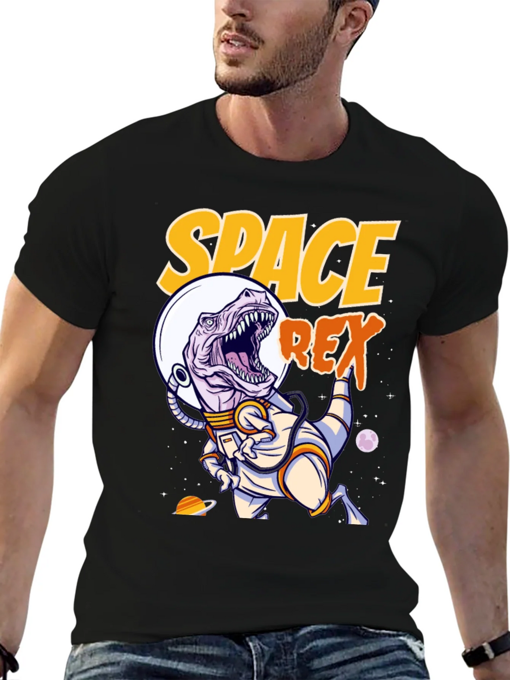 Space Rex T-Shirt - Astronaut Dinosaur Tee product image 6