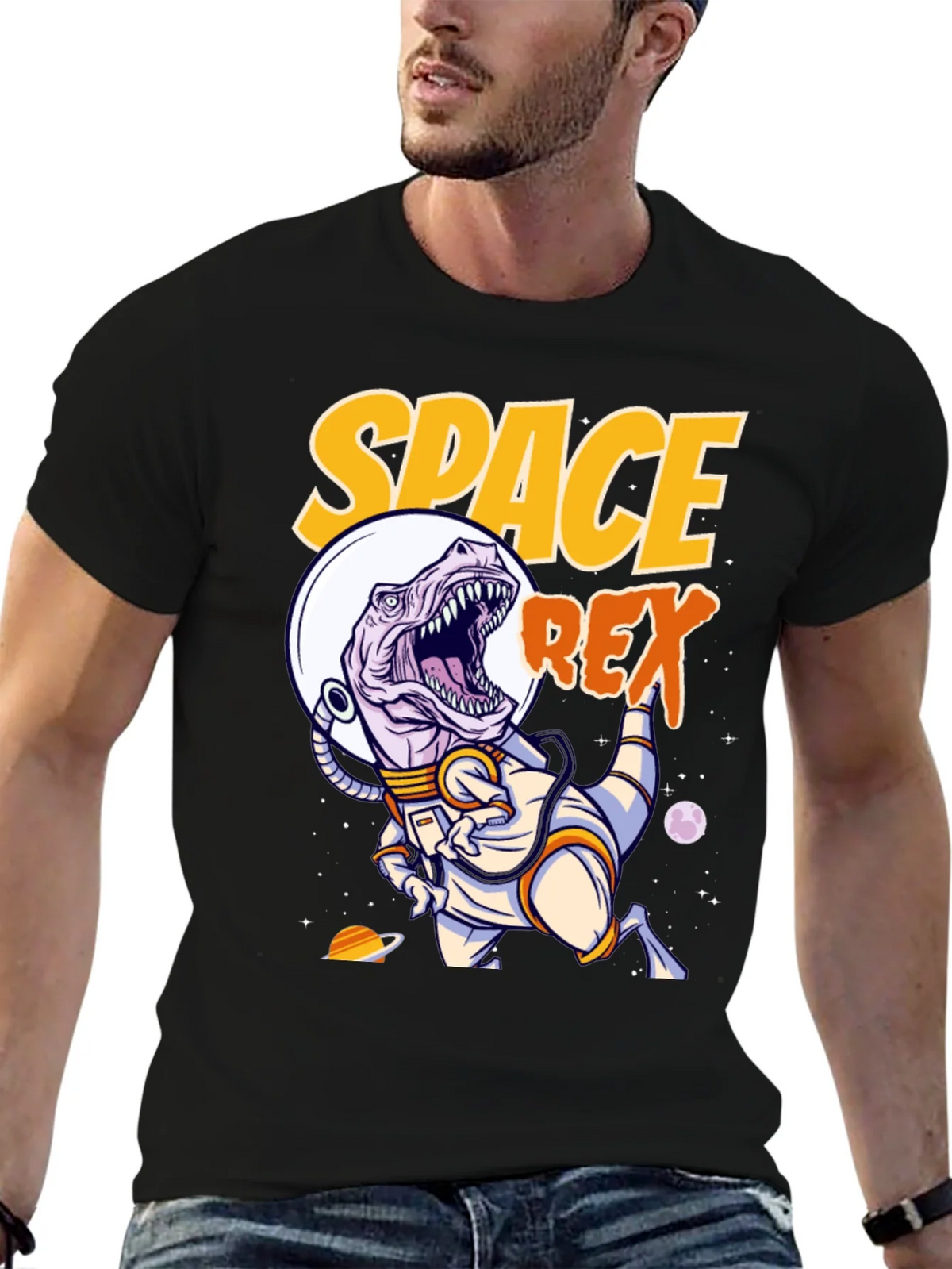 Space Rex T-Shirt - Astronaut Dinosaur Tee product image 6