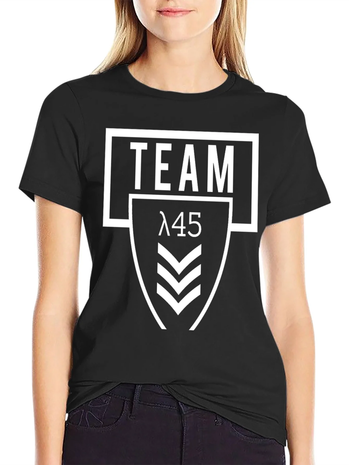 Team 45 Graphic Print Black T-Shirt product image 2