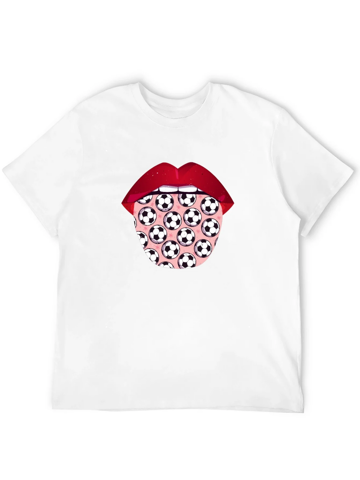 Soccer Ball Tongue Graphic T-Shirt product image 11