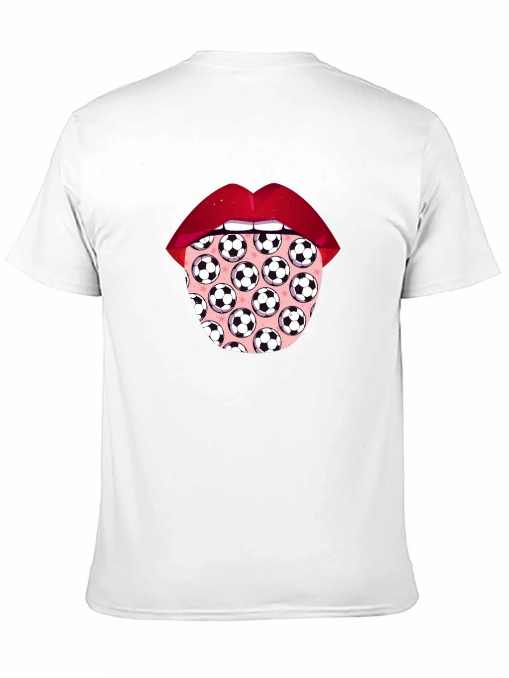 Soccer Ball Tongue Graphic T-Shirt product image 10