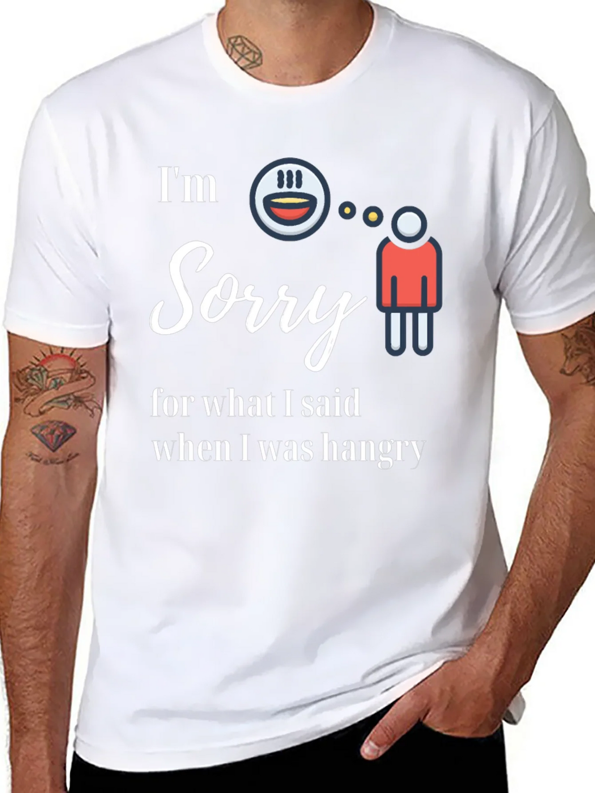 Funny Hangry Graphic Tee - Im Sorry Shirt product image 7