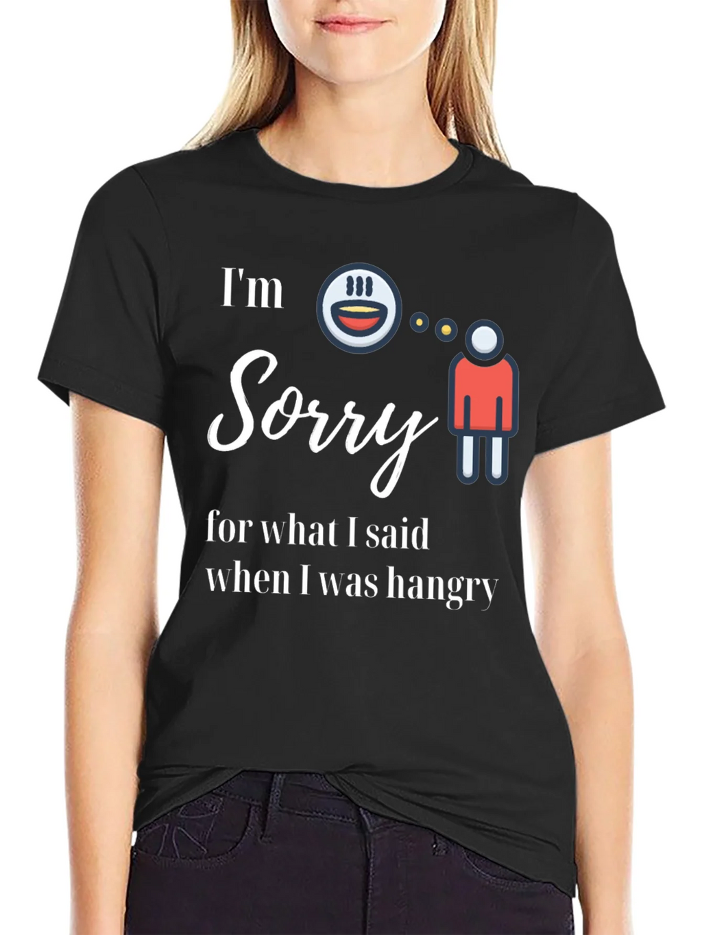 Funny Hangry Graphic Tee - Im Sorry Shirt product image 2