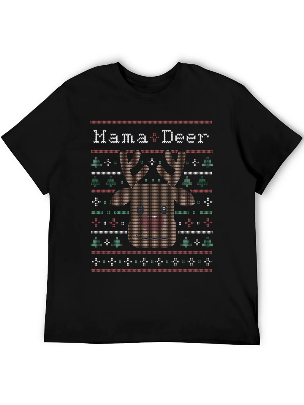 Mama Deer Ugly Christmas Sweater T-Shirt product image 5