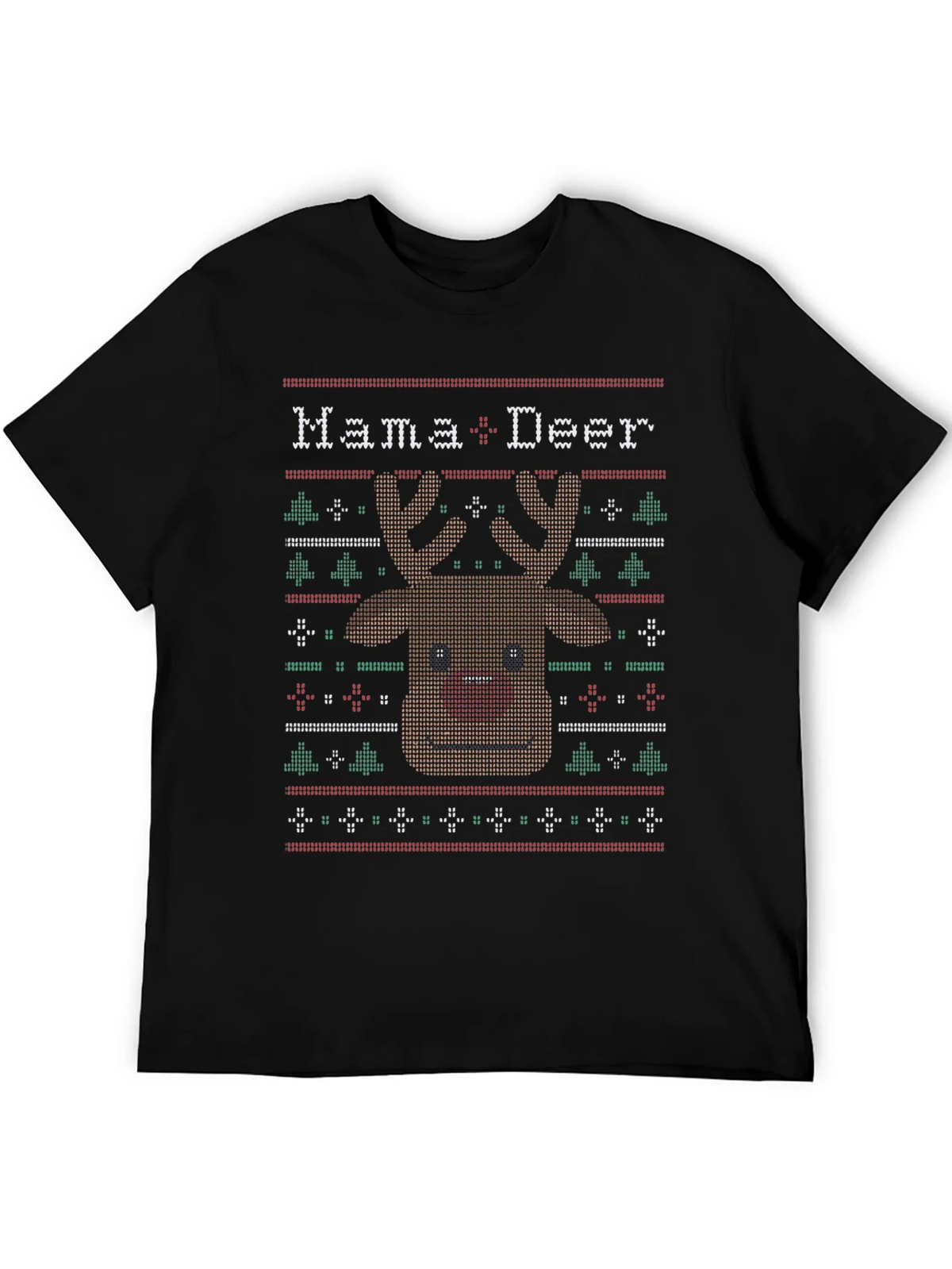 Mama Deer Ugly Christmas Sweater T-Shirt product image 5