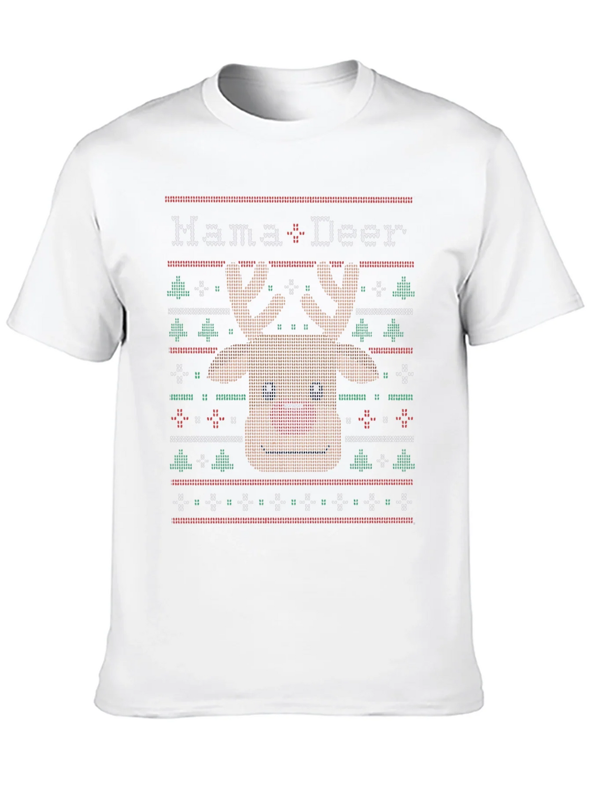 Mama Deer Ugly Christmas Sweater T-Shirt product image 9
