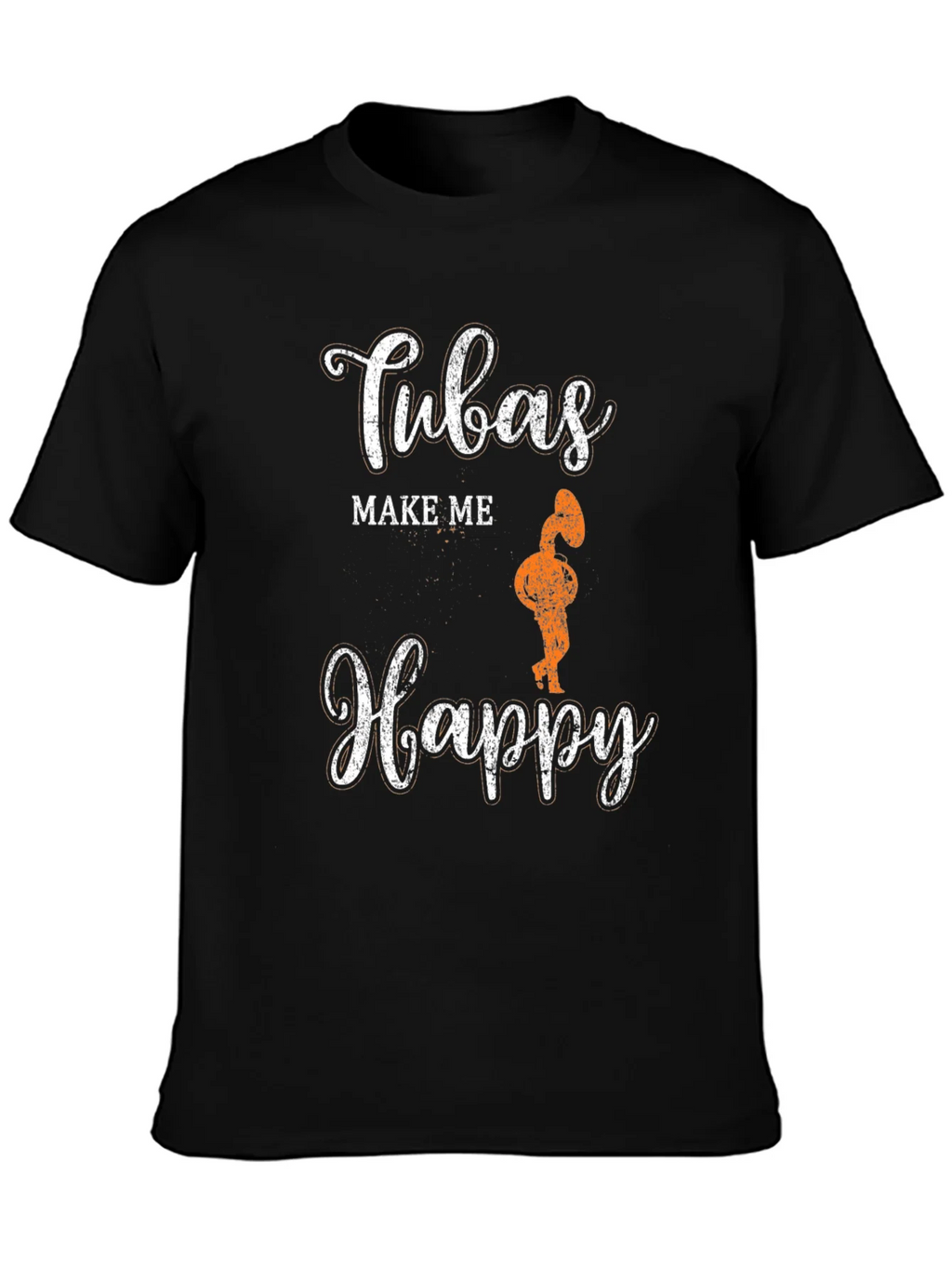 Tubas Make Me Happy Graphic Tee product image 3