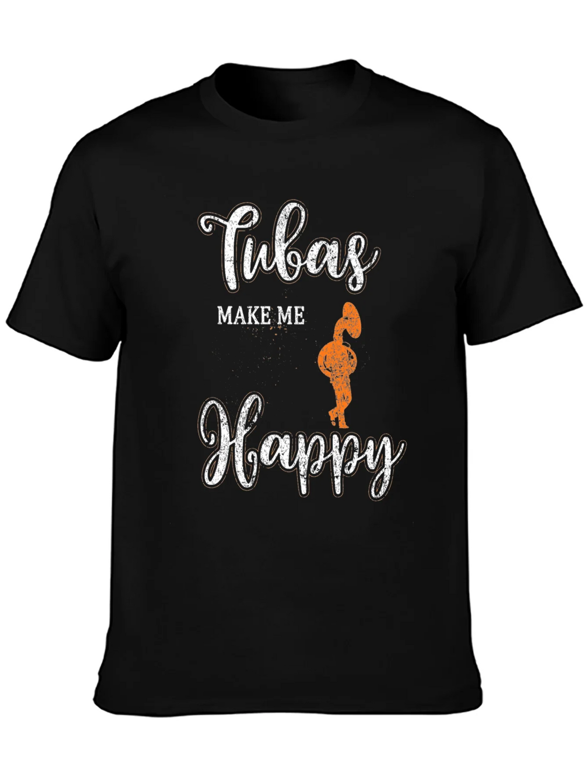 Tubas Make Me Happy Graphic Tee product image 3