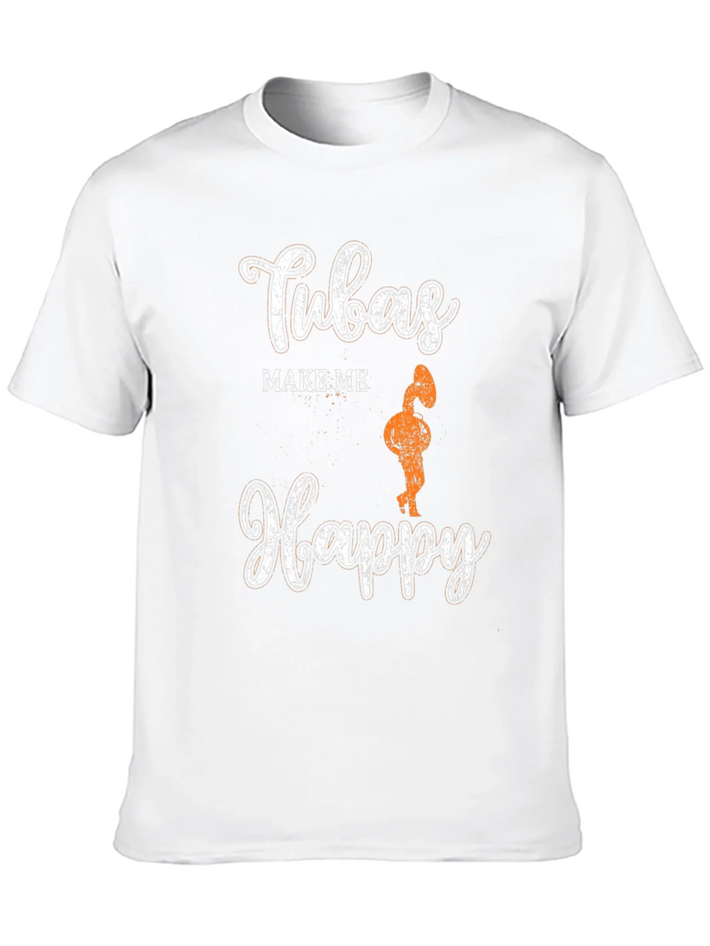 Tubas Make Me Happy Graphic Tee product image 9