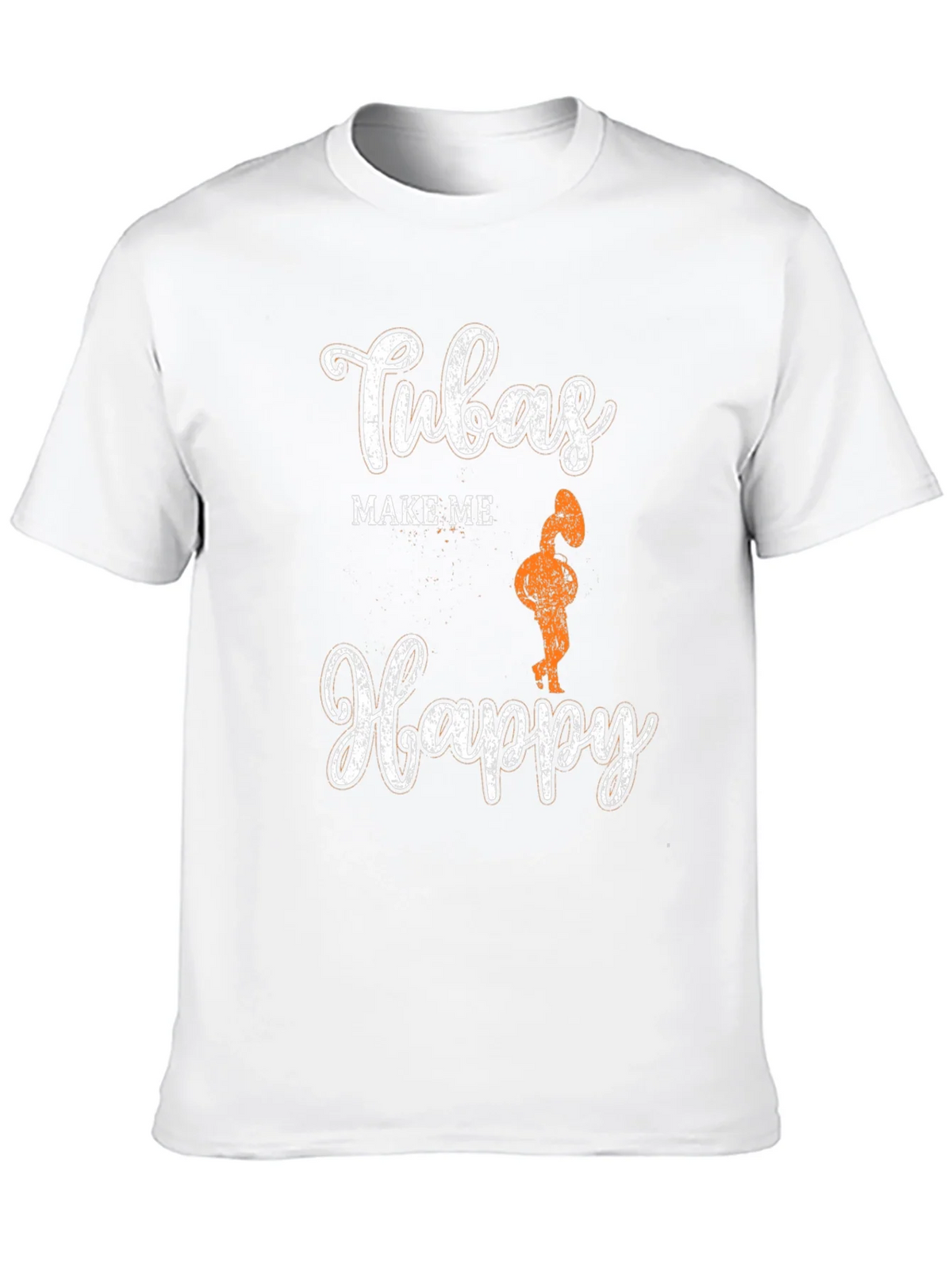 Tubas Make Me Happy Graphic Tee product image 9