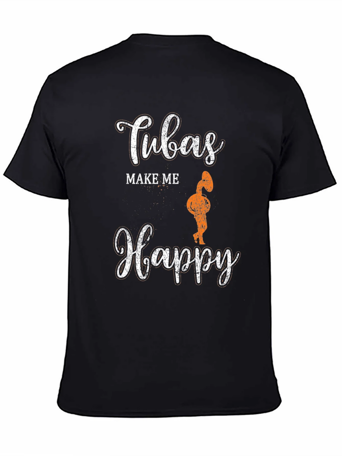 Tubas Make Me Happy Graphic Tee product image 4