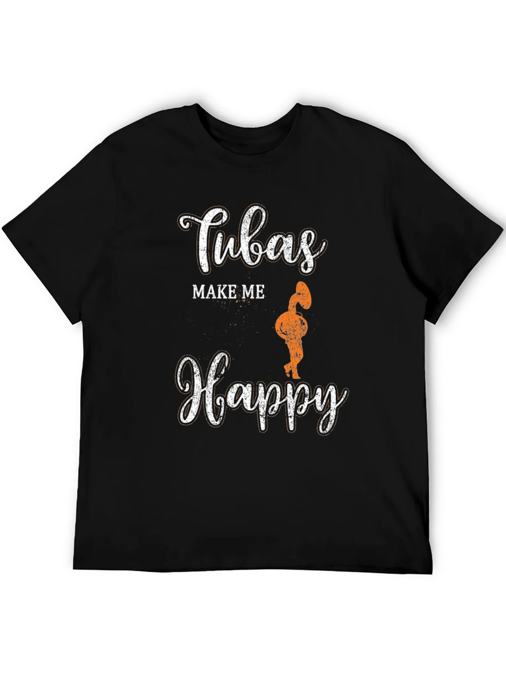 Tubas Make Me Happy Graphic Tee product image 5