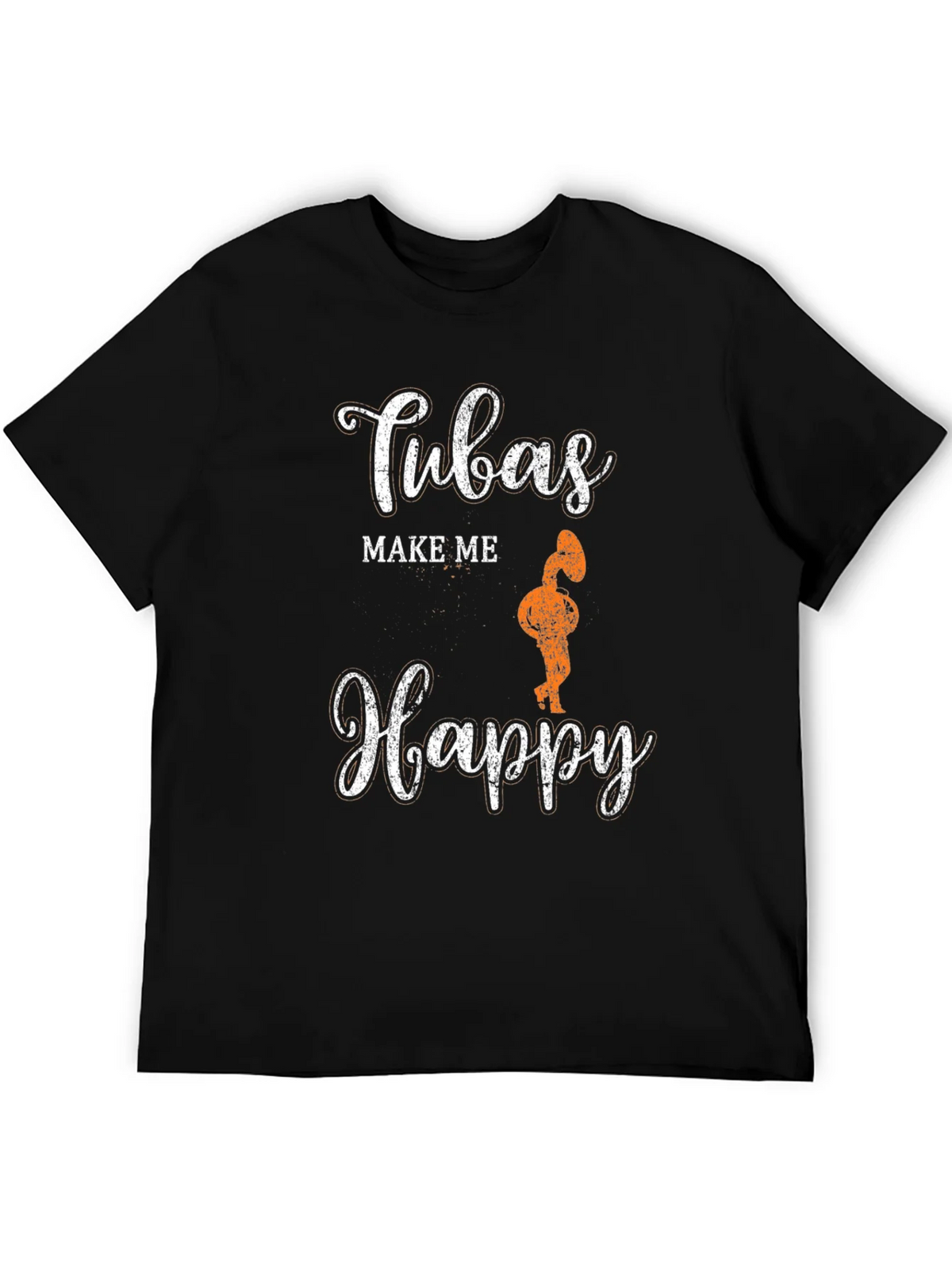 Tubas Make Me Happy Graphic Tee product image 5