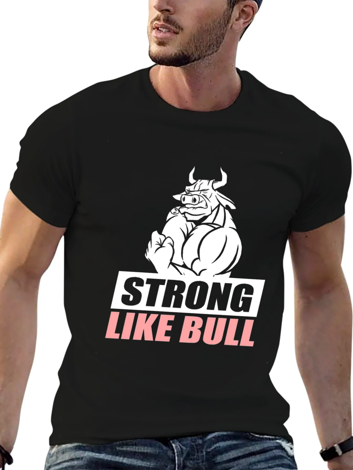 Strong Like Bull Graphic Tee product image 5