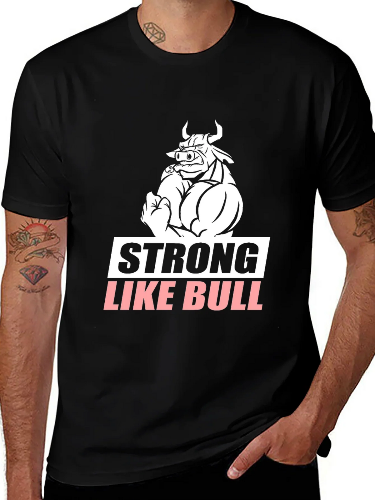 Strong Like Bull Graphic Tee product image 1