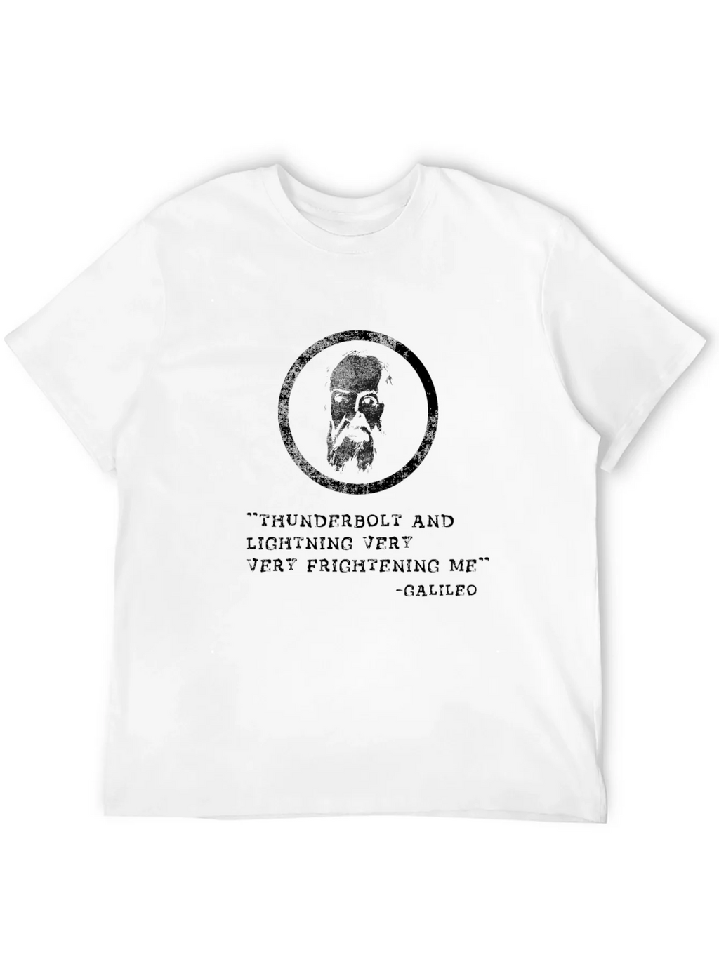 Thunderbolt Galileo T-Shirt - Black Graphic Tee product image 6