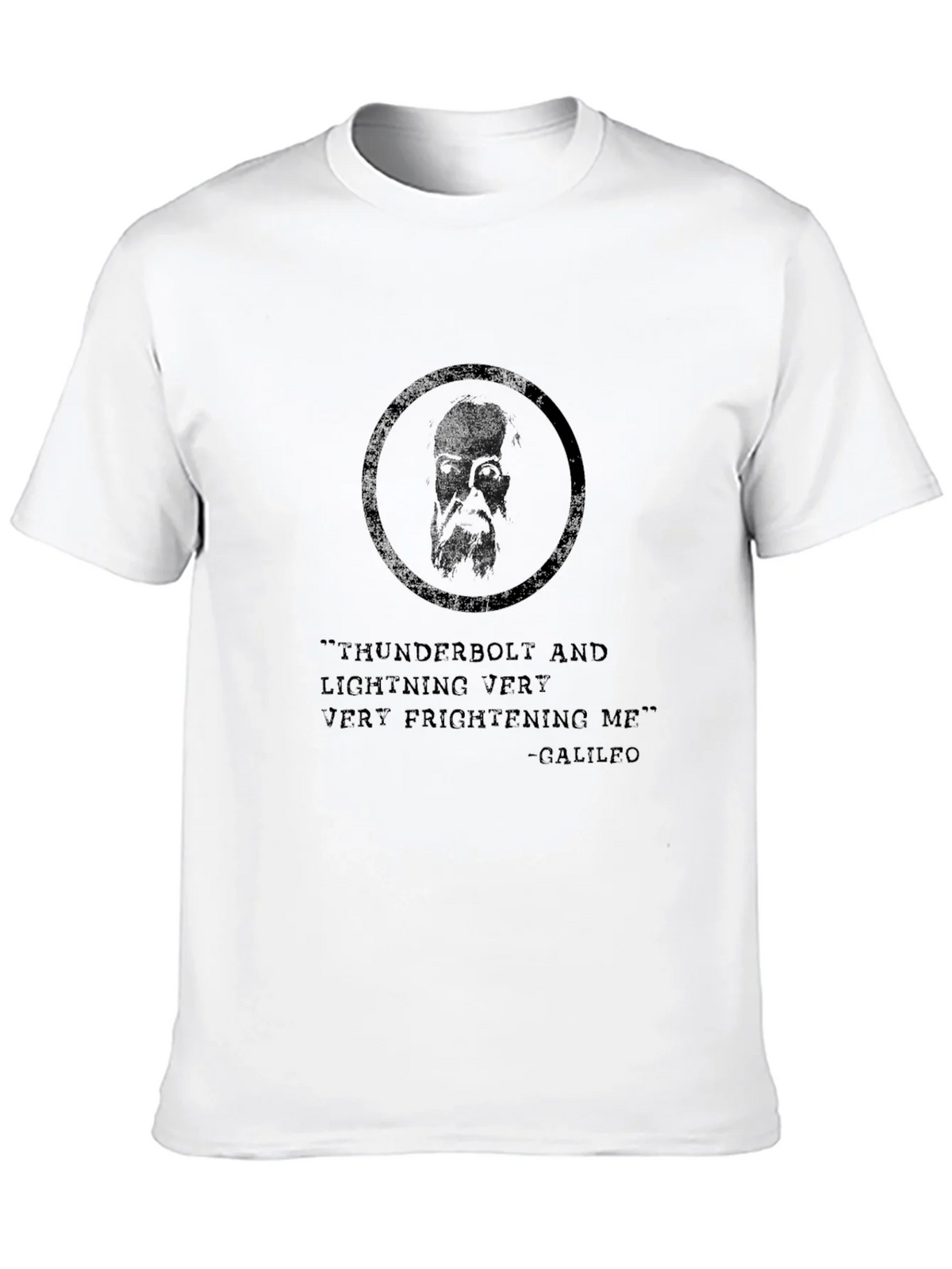 Thunderbolt Galileo T-Shirt - Black Graphic Tee product image 5