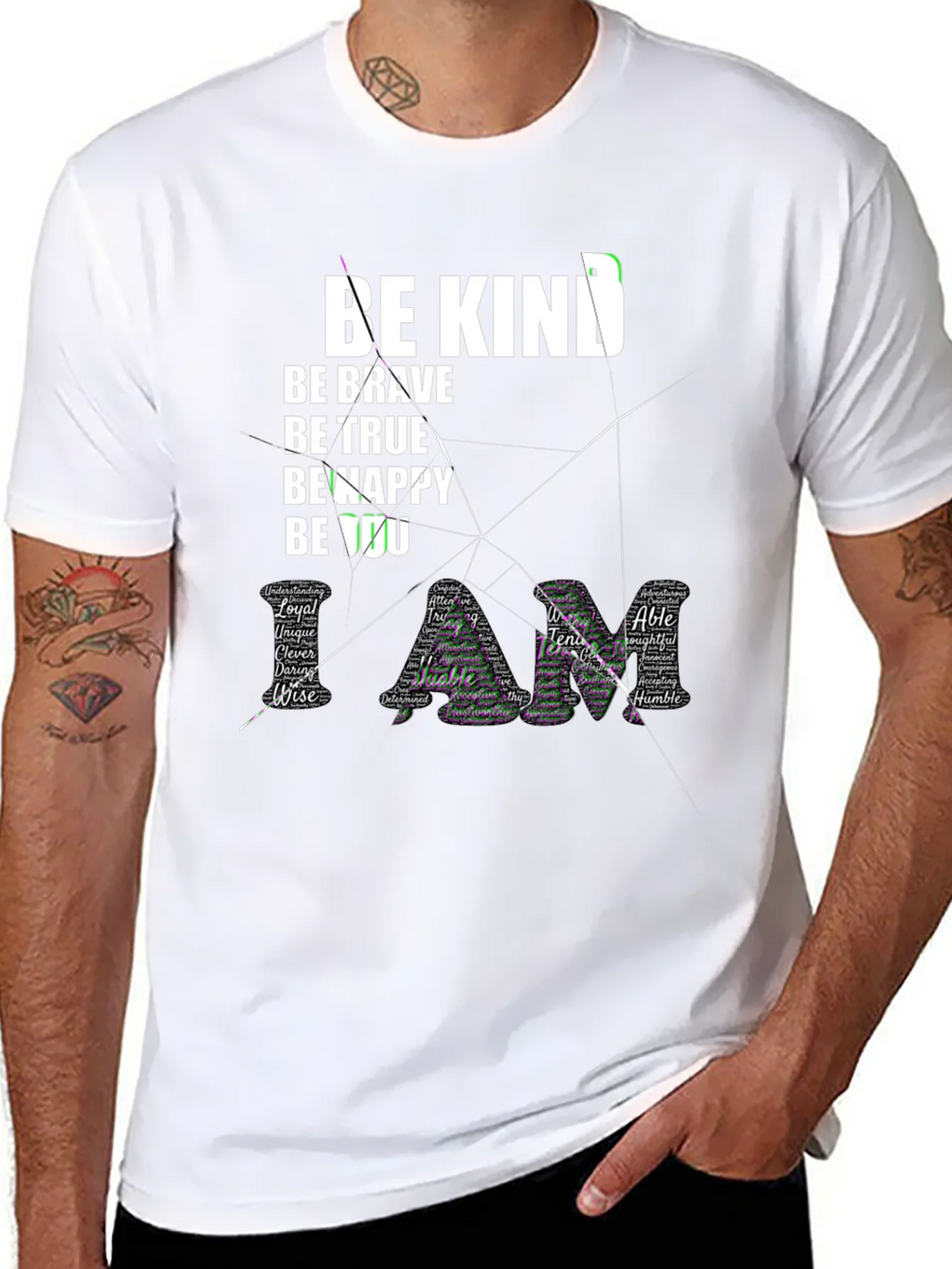 Be Kind Graphic Tee - Inspirational Word Art product image 7