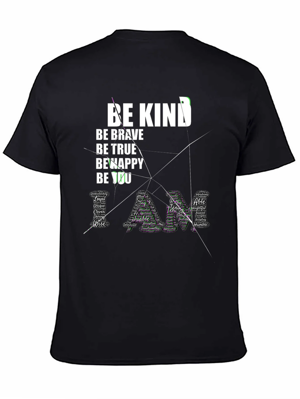 Be Kind Graphic Tee - Inspirational Word Art product image 4
