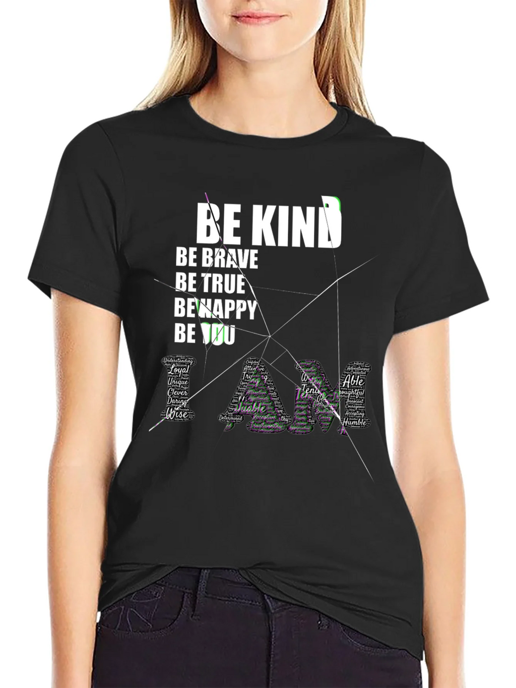 Be Kind Graphic Tee - Inspirational Word Art product image 2