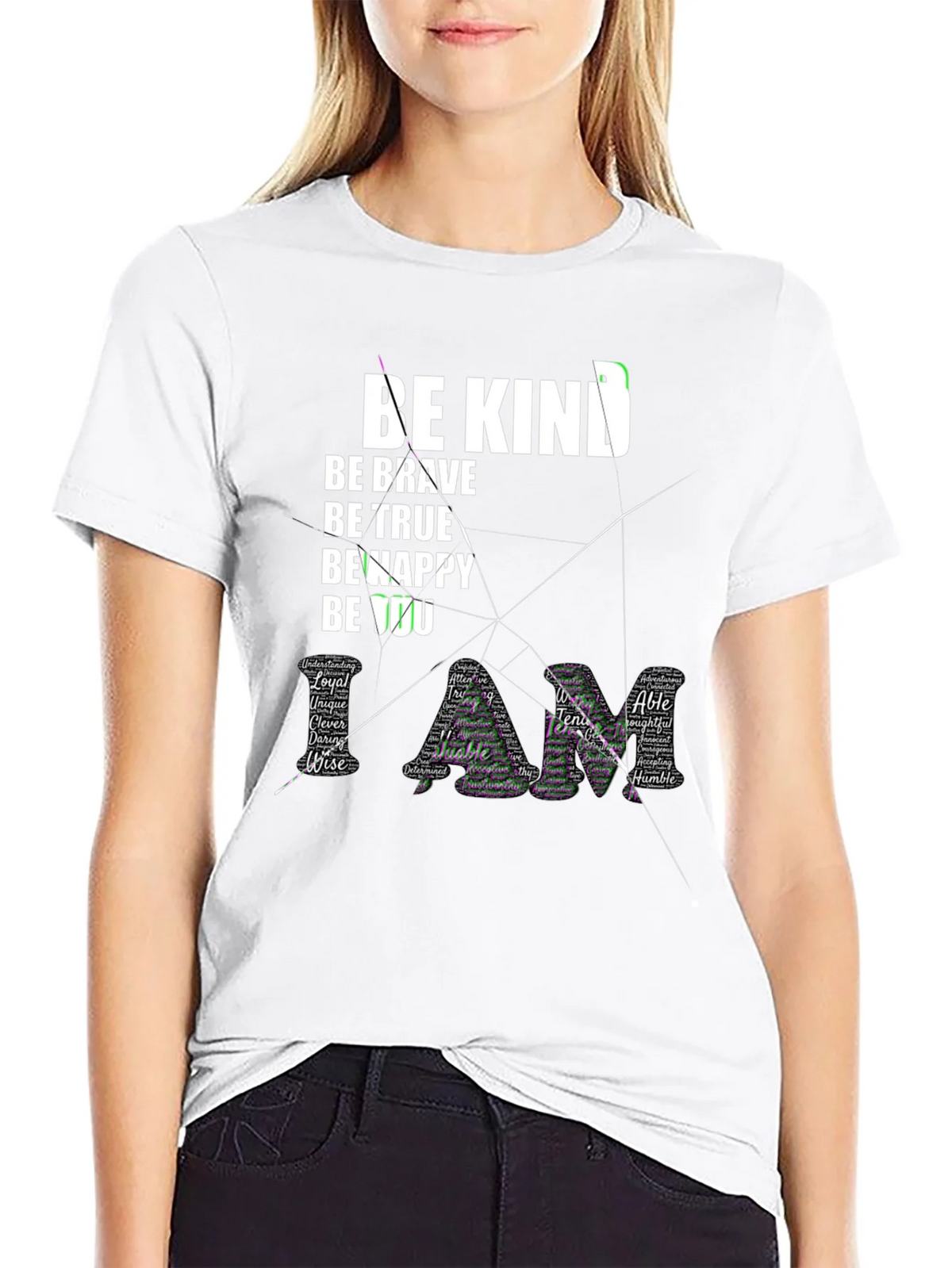 Be Kind Graphic Tee - Inspirational Word Art product image 8