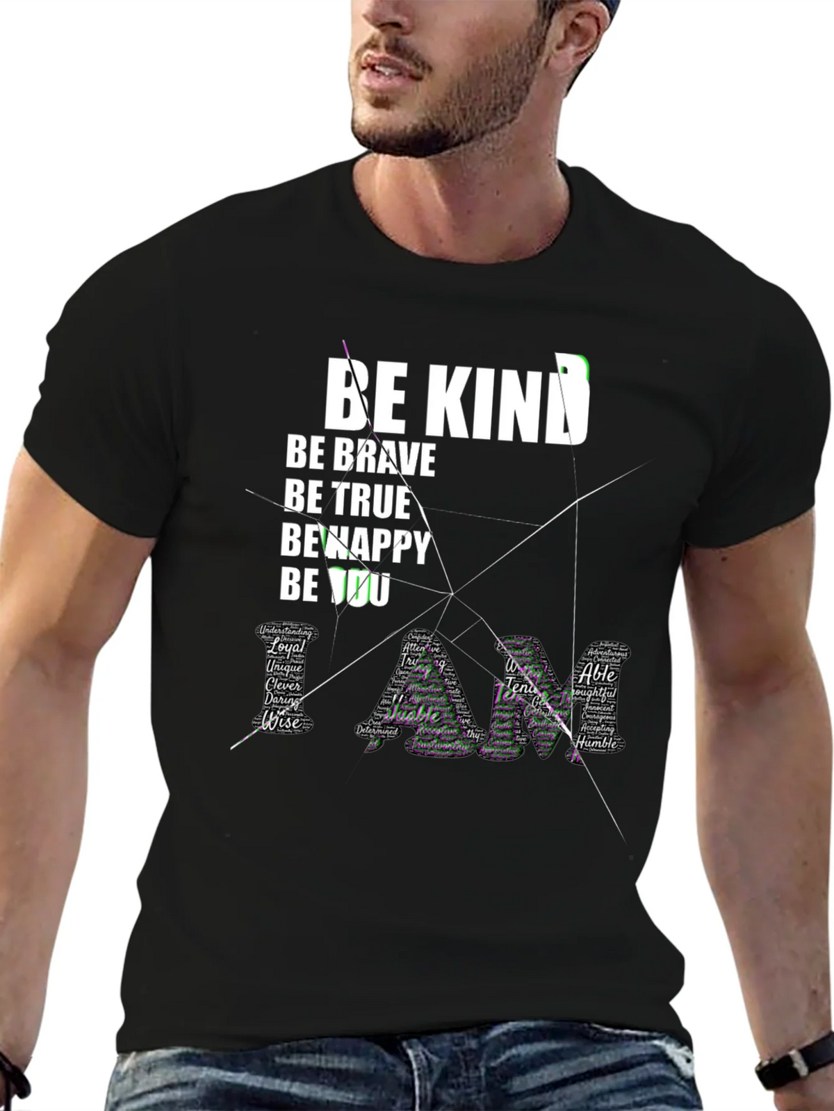 Be Kind Graphic Tee - Inspirational Word Art product image 6