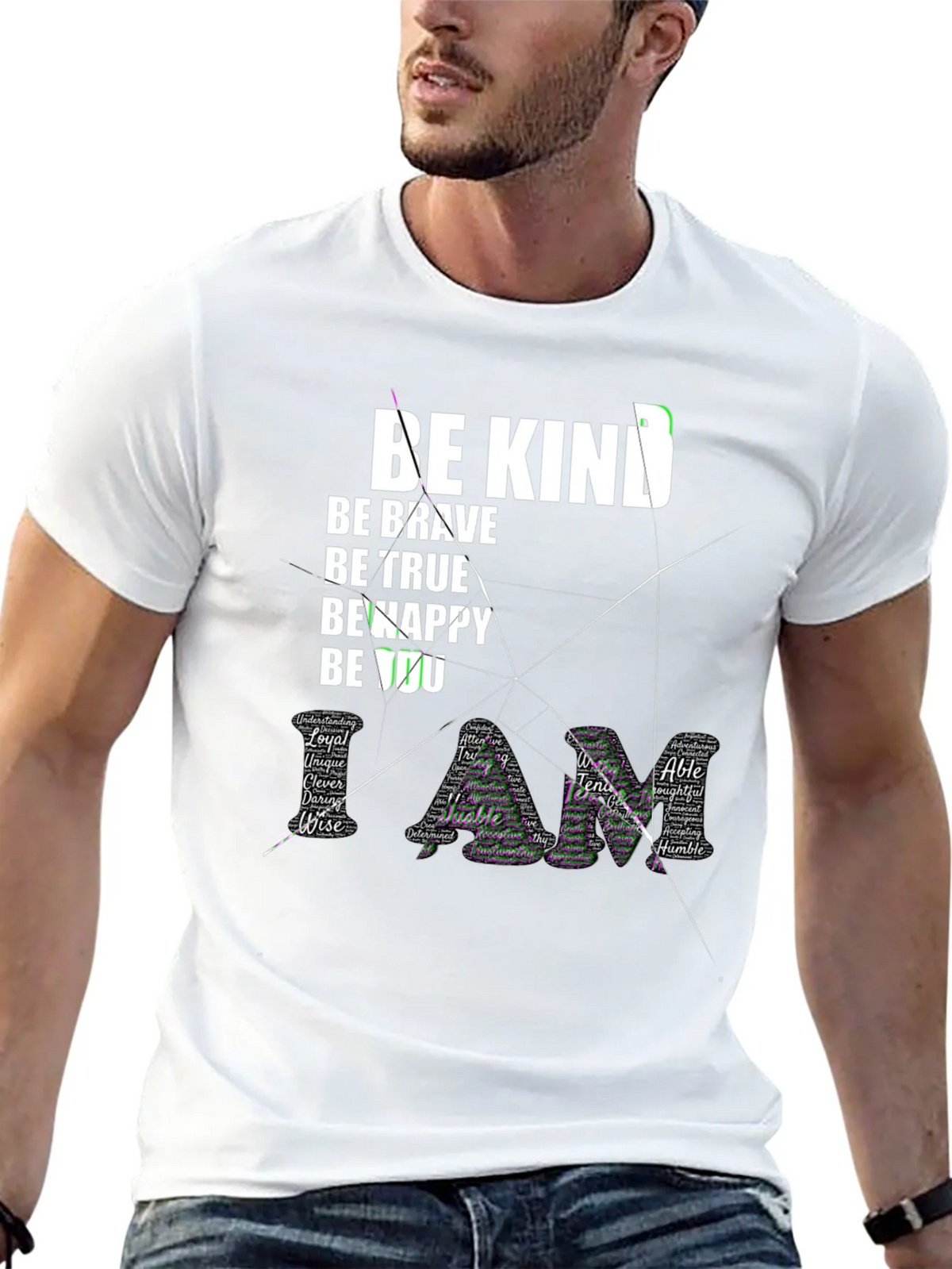 Be Kind Graphic Tee - Inspirational Word Art product image 12