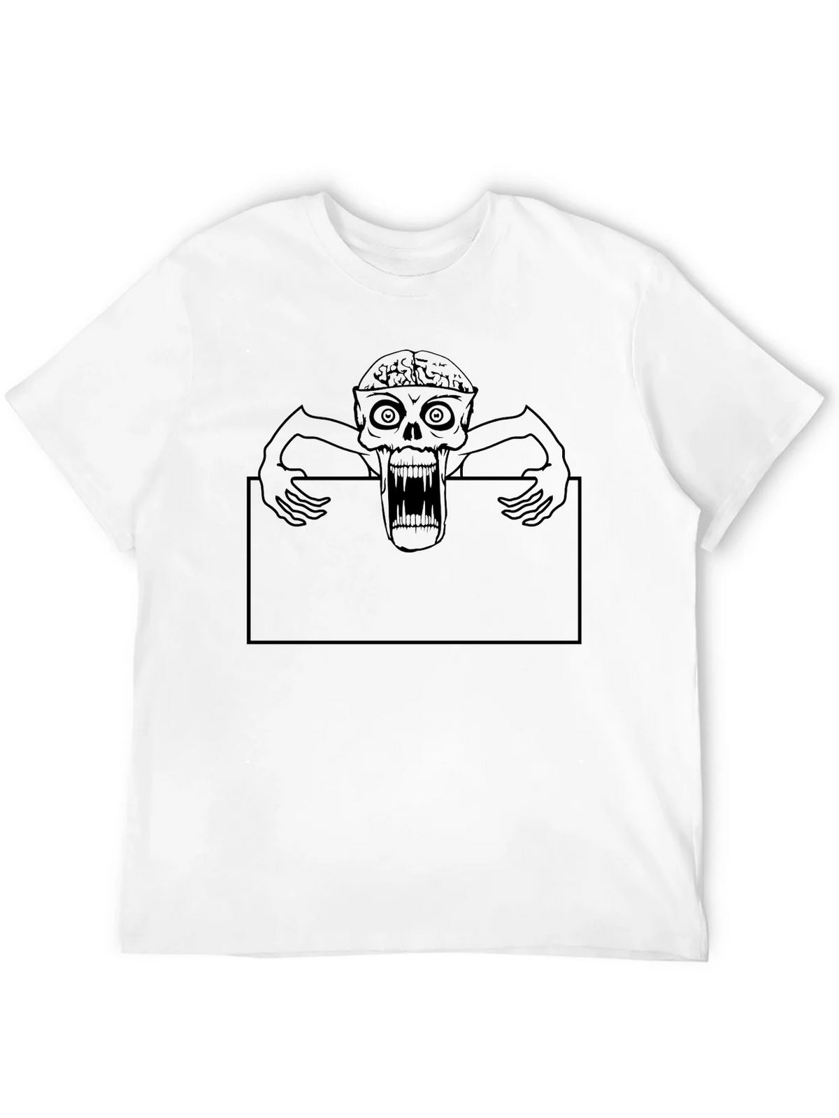 Zombie Graphic Black T-Shirt product image 11