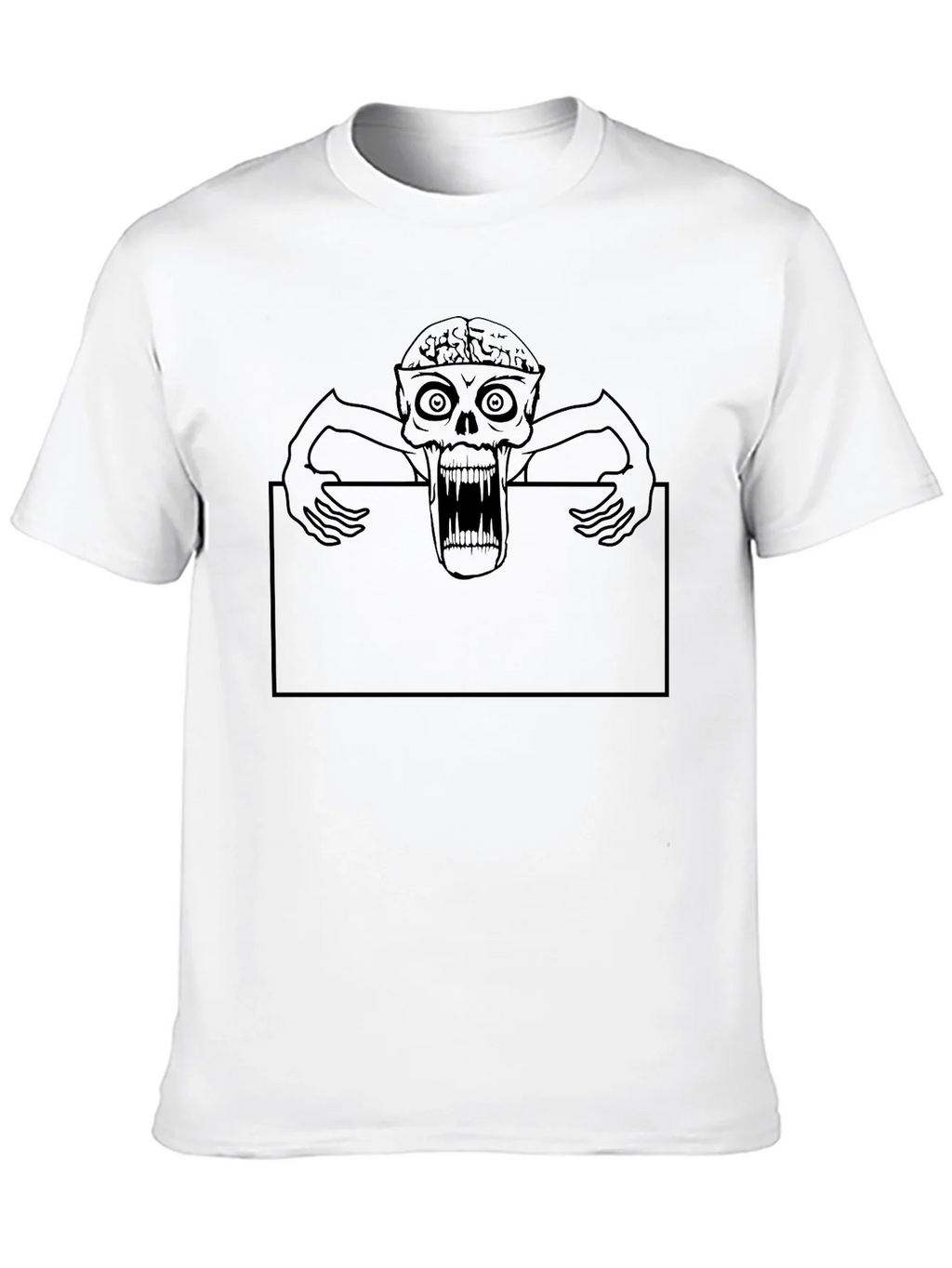 Zombie Graphic Black T-Shirt product image 9