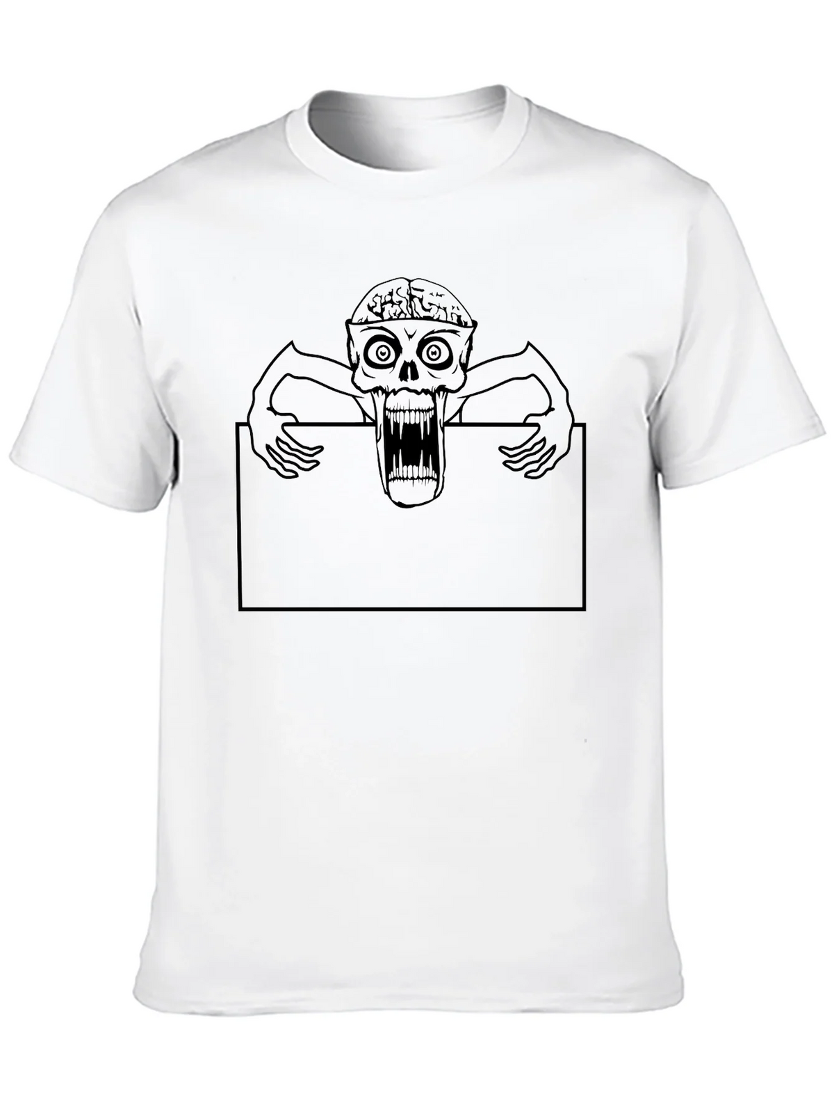 Zombie Graphic Black T-Shirt product image 9