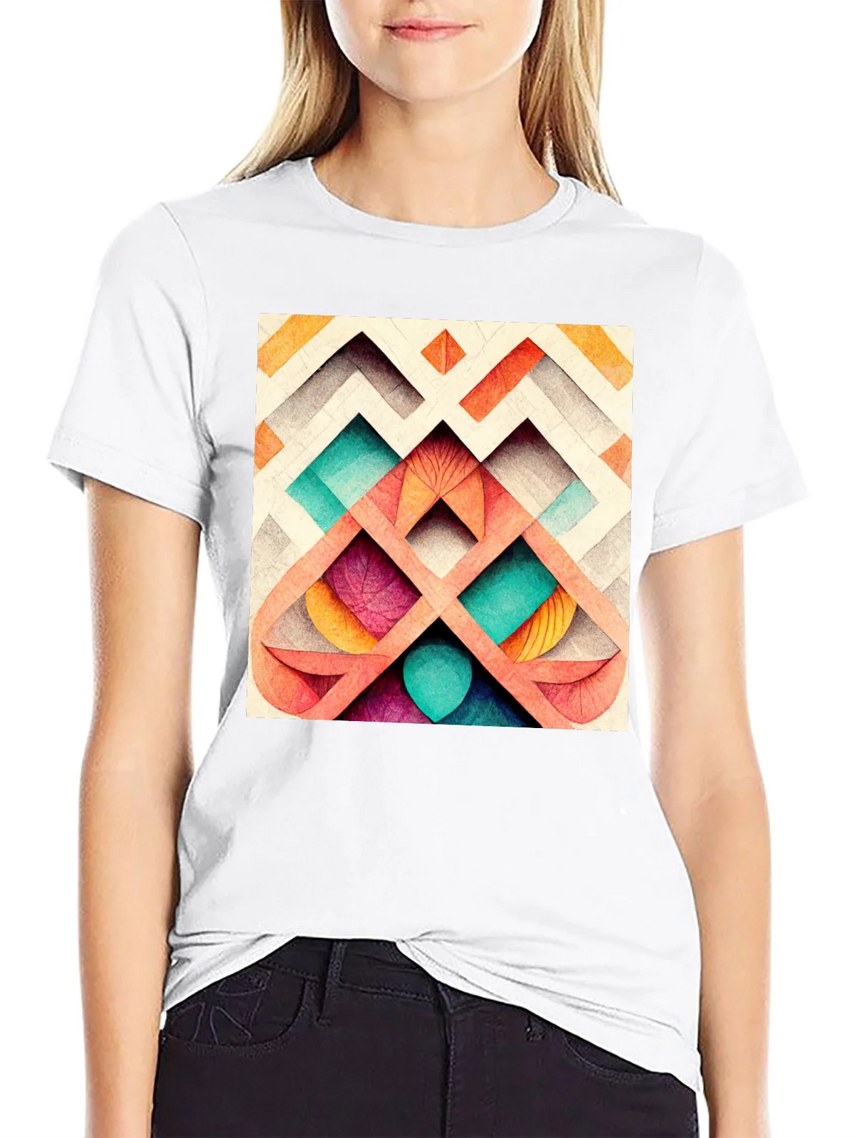 Abstract Geometric Pattern Tee product image 8