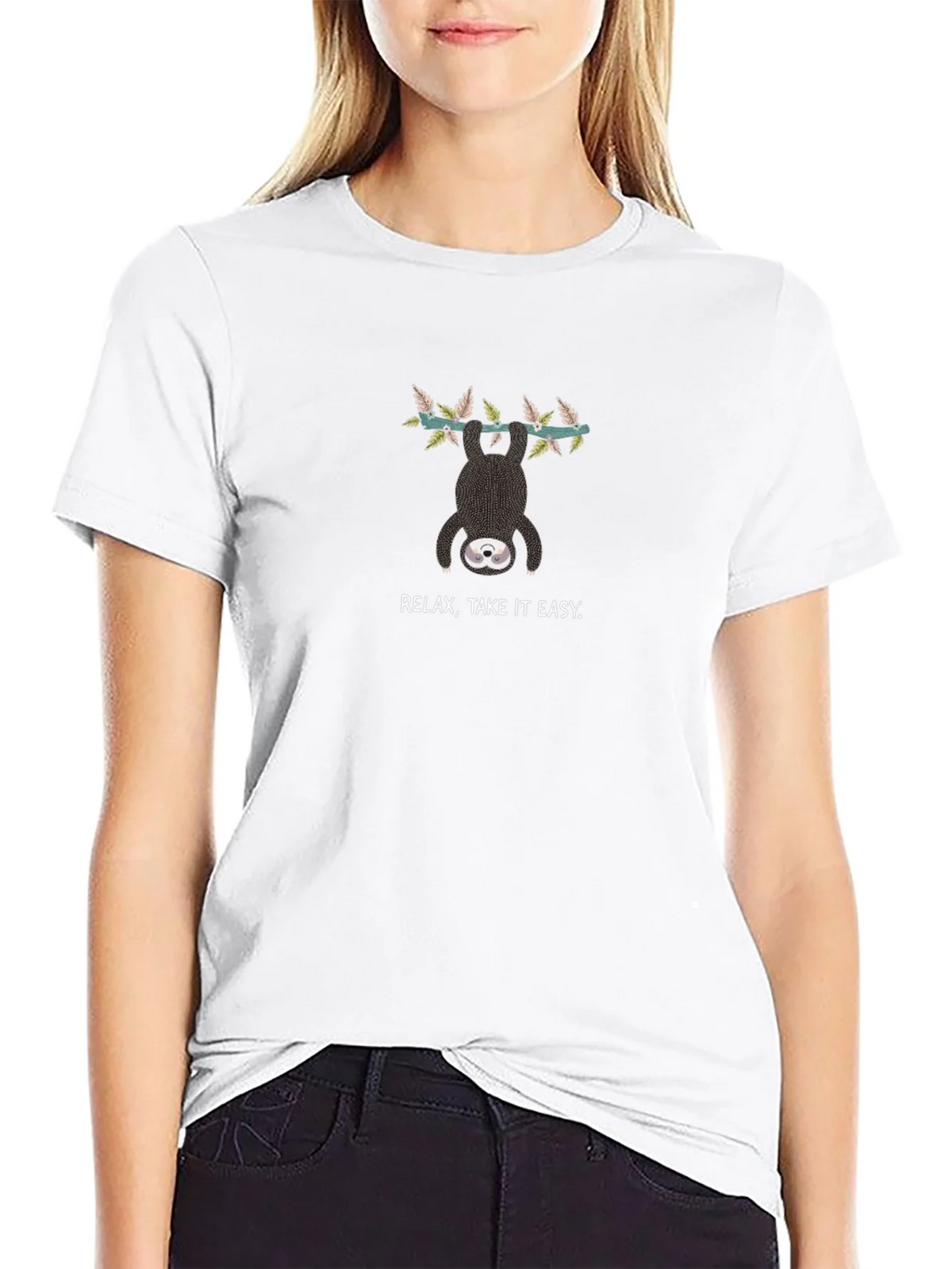 Relax Sloth Graphic Tee - Easygoing Vibe product image 8